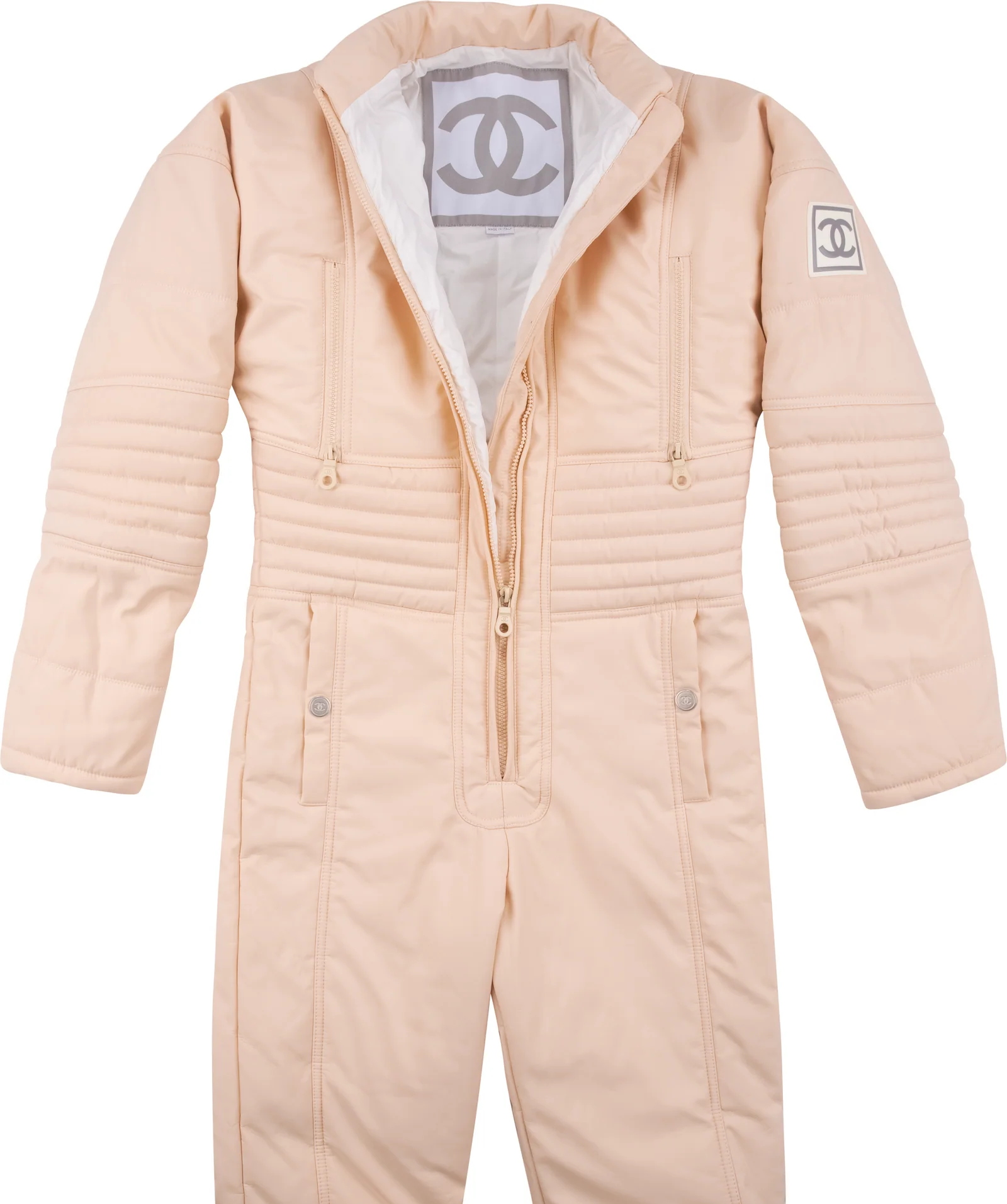 Chanel Logo Quilted Ski Suit