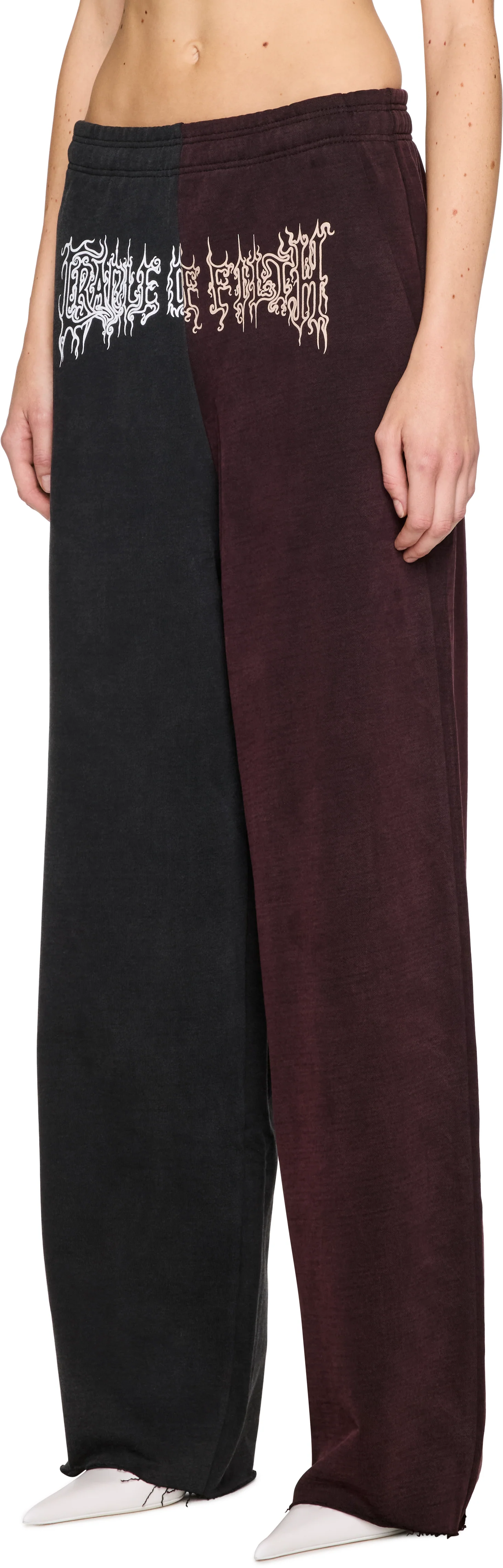 VETEMENTS Cradle of Filth Cut-Up Baggy Sweatpants