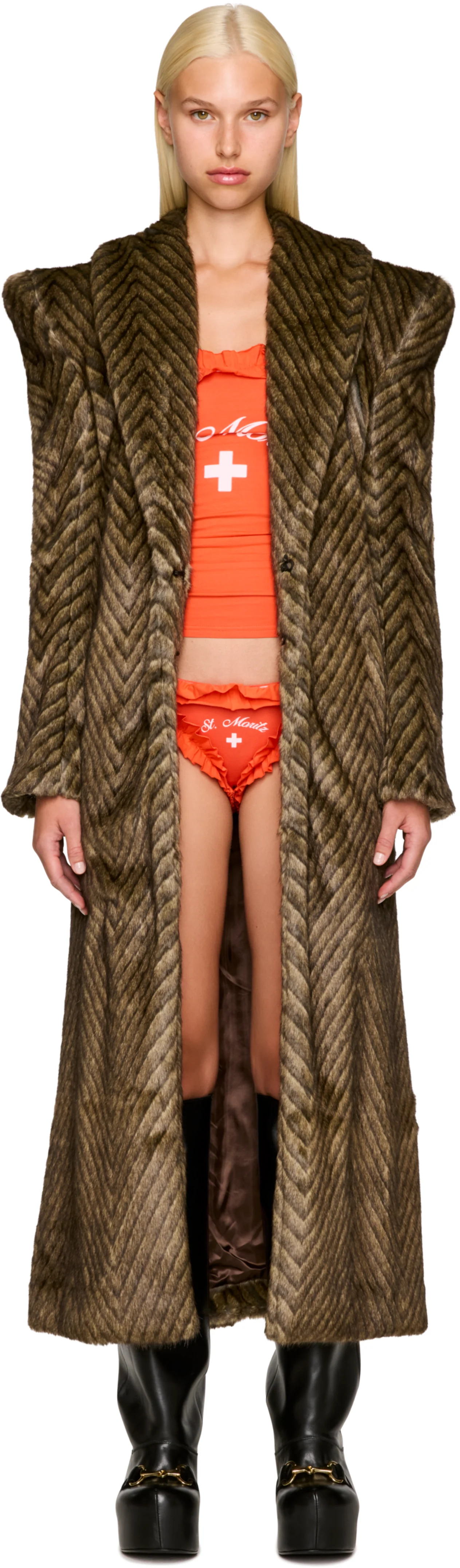 Laura Andraschko St. Moritz Faux-Fur Coat