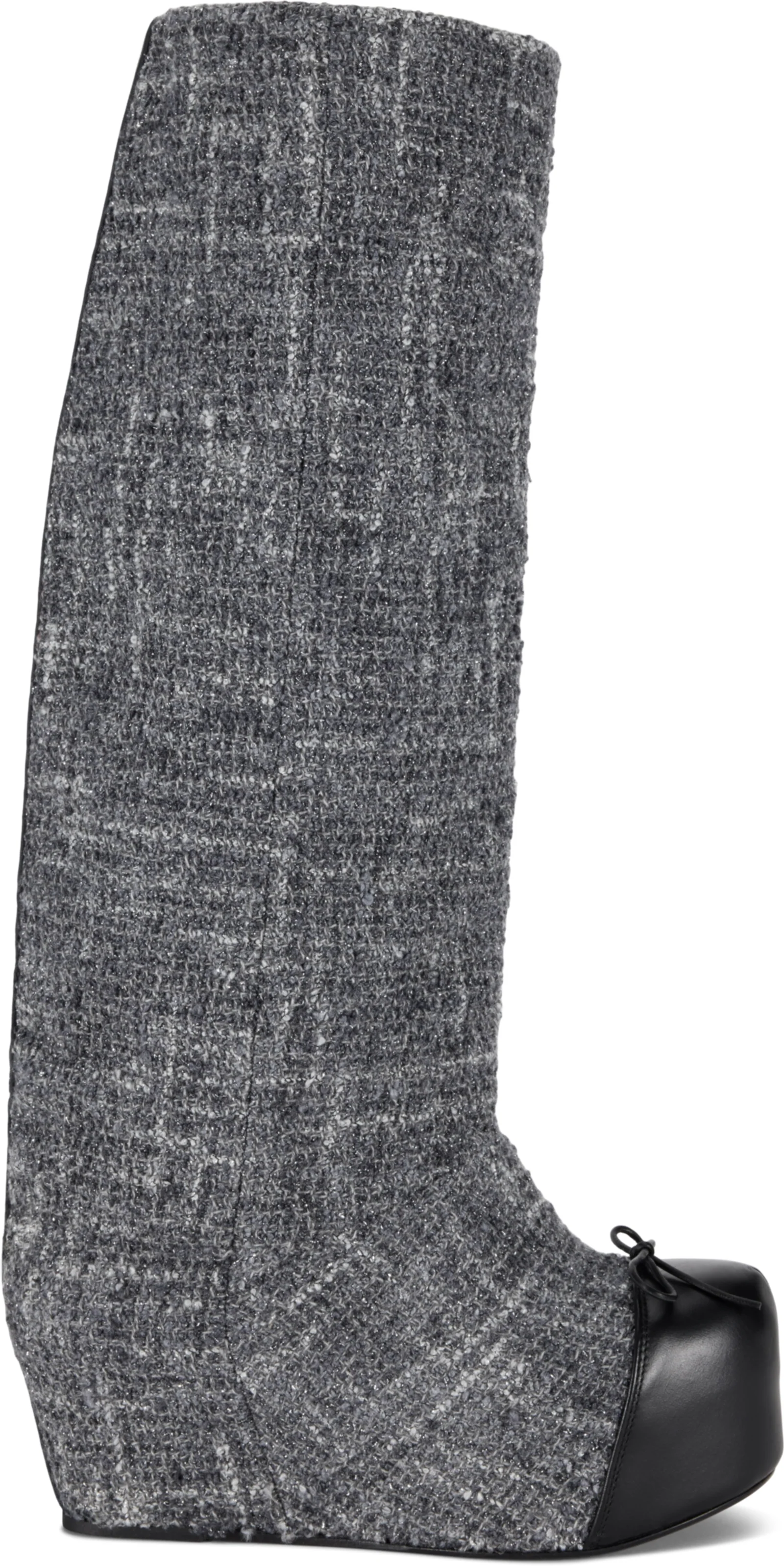 Laura Andraschko Tweed Riding Ballerina Tall Boots