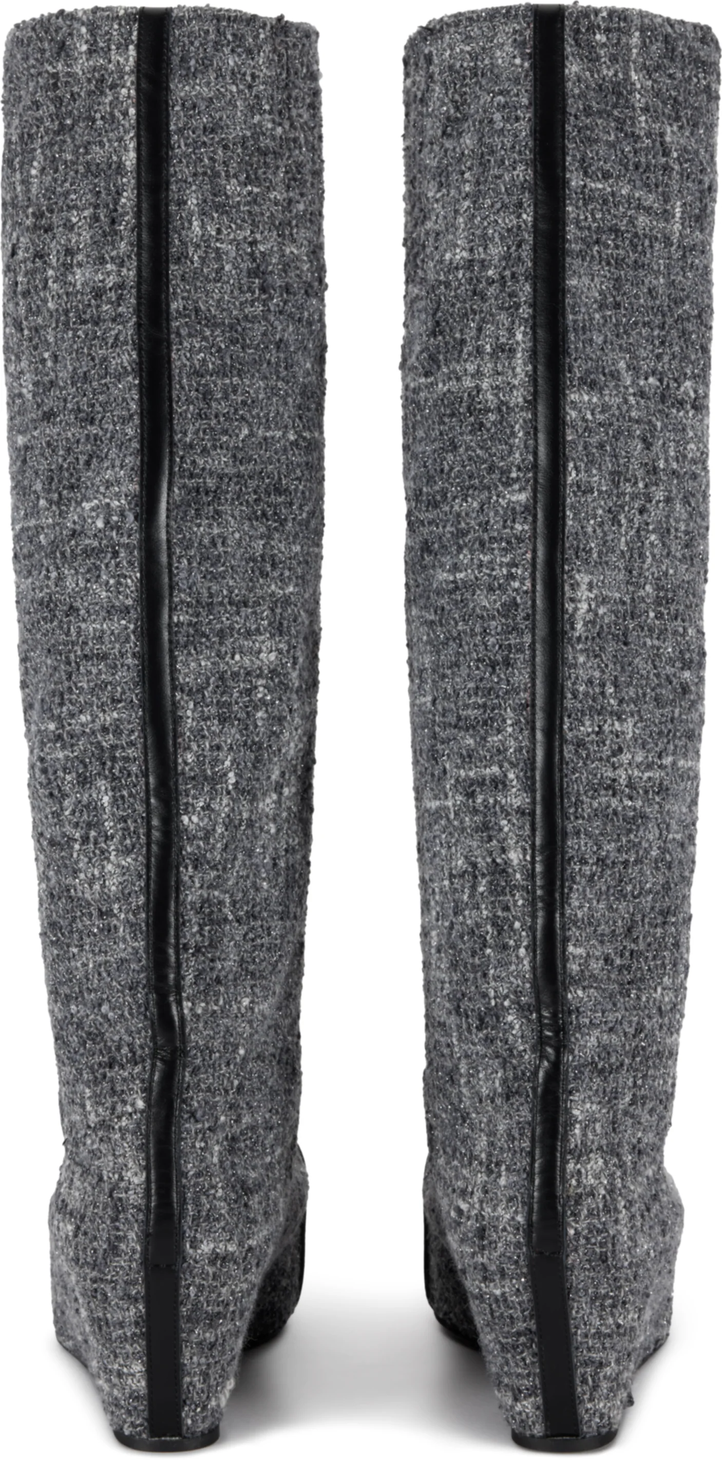Laura Andraschko Tweed Riding Ballerina Tall Boots