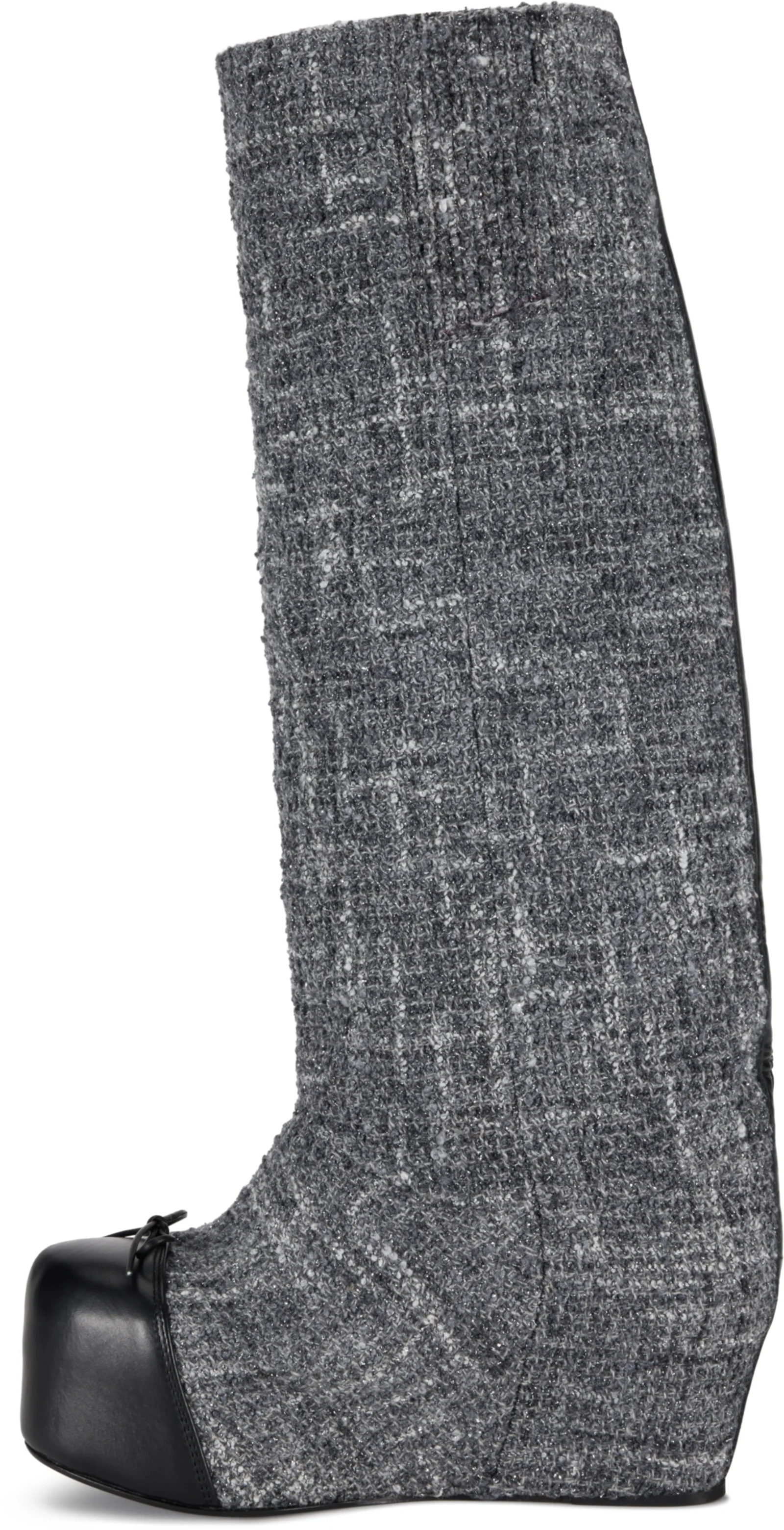 Laura Andraschko Tweed Riding Ballerina Tall Boots