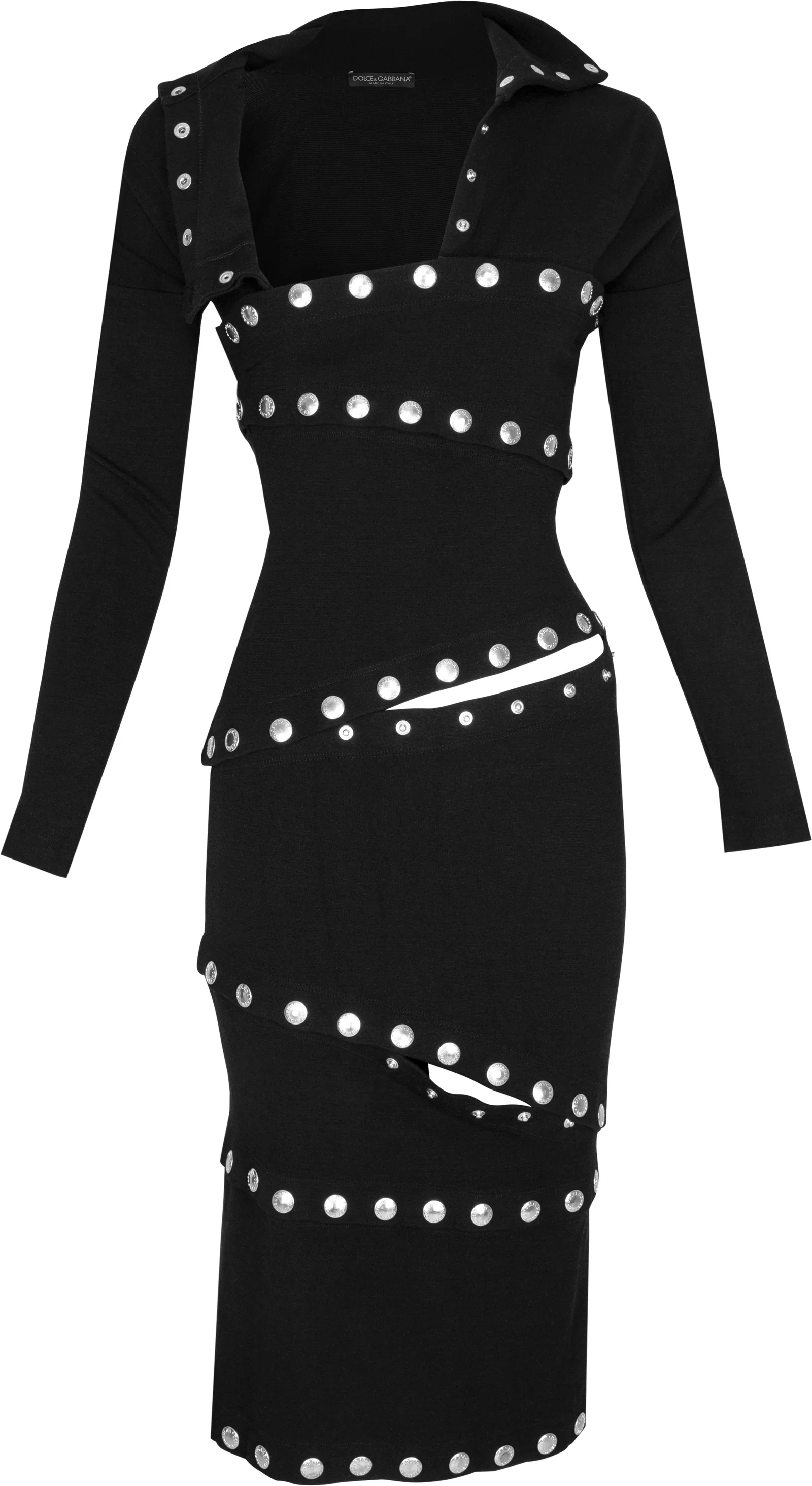 Dolce & Gabbana Snap Convertible Knit Dress