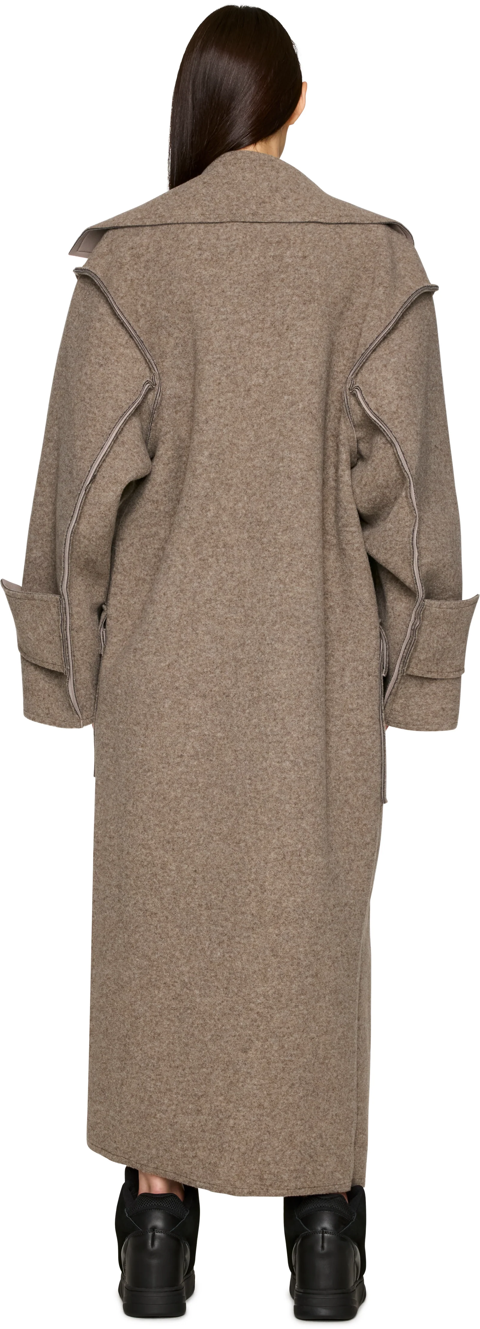 Ottolinger Scuba Oversized Split Trench Coat