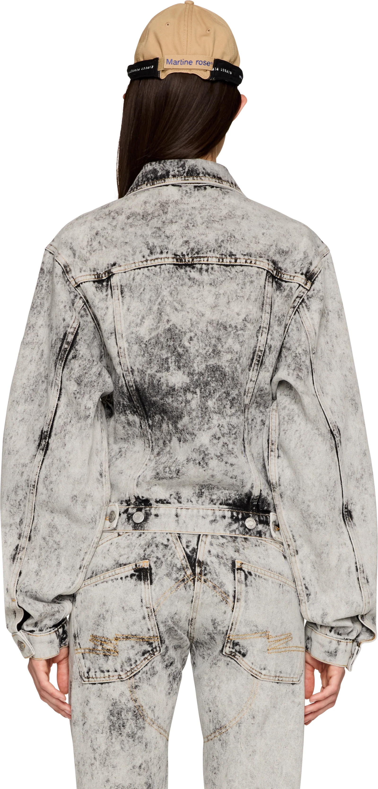 Martine Rose Zip Front Denim Jacket