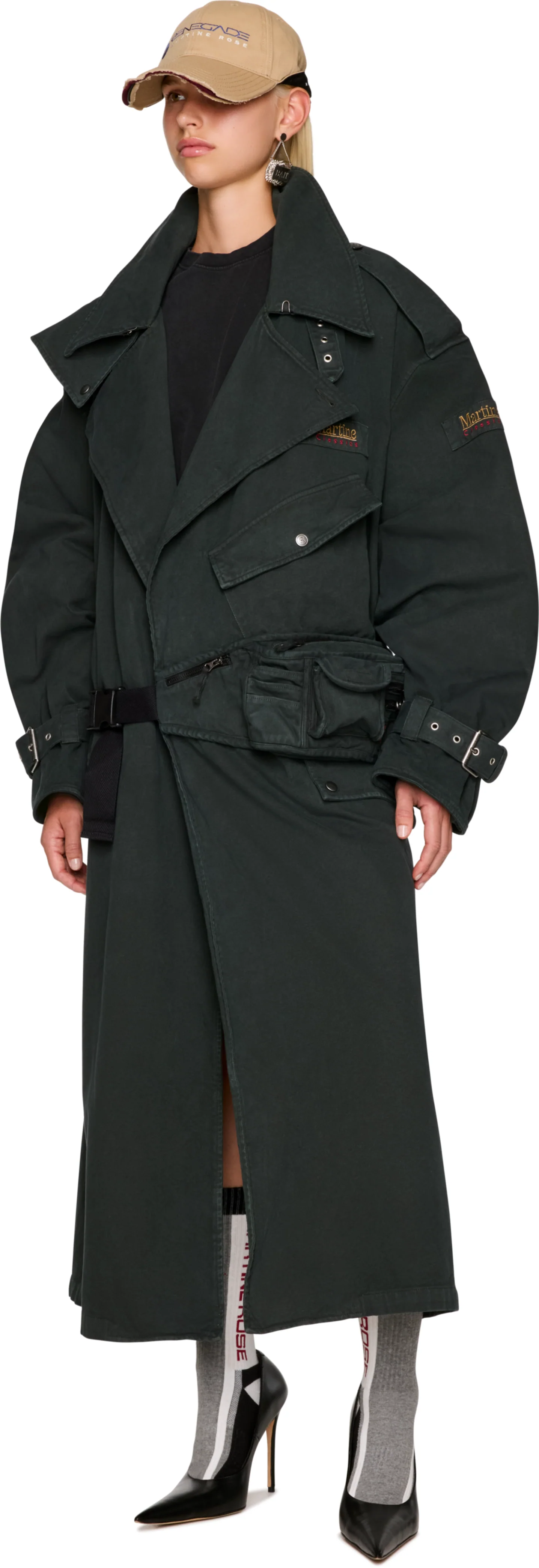 Martine Rose Bumbag Trench Coat