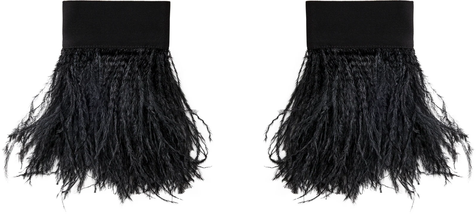 Ann Demeulemeester Vaya Frisee Feather Cuffs