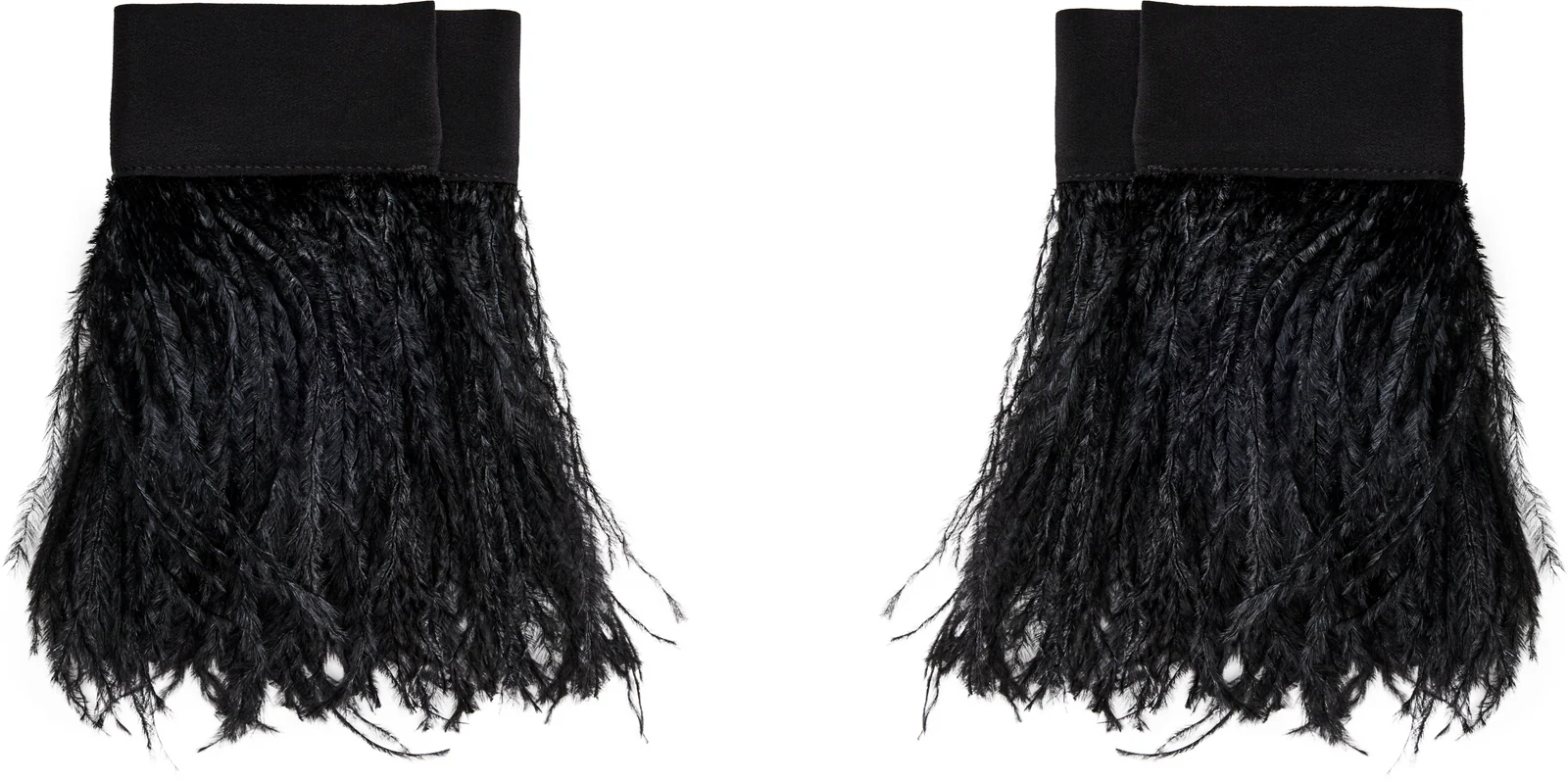 Ann Demeulemeester Vaya Frisee Feather Cuffs
