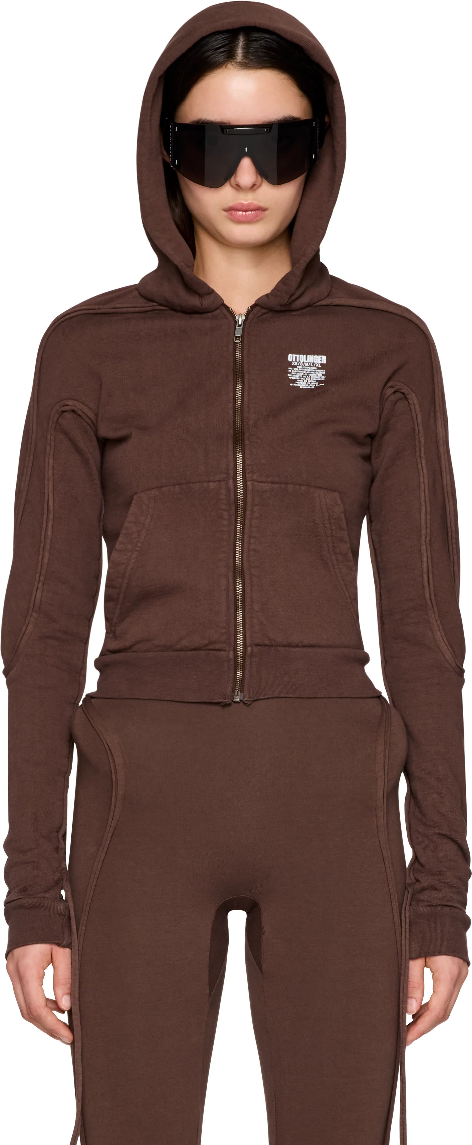 Ottolinger Fitted Zip Hoodie