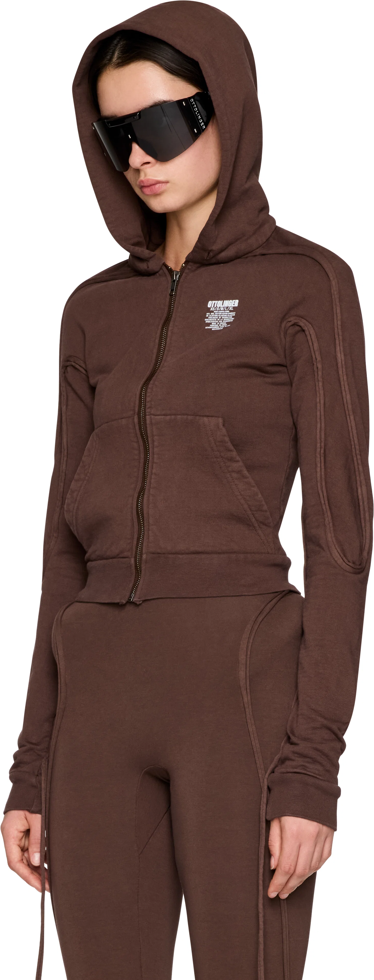 Ottolinger Fitted Zip Hoodie