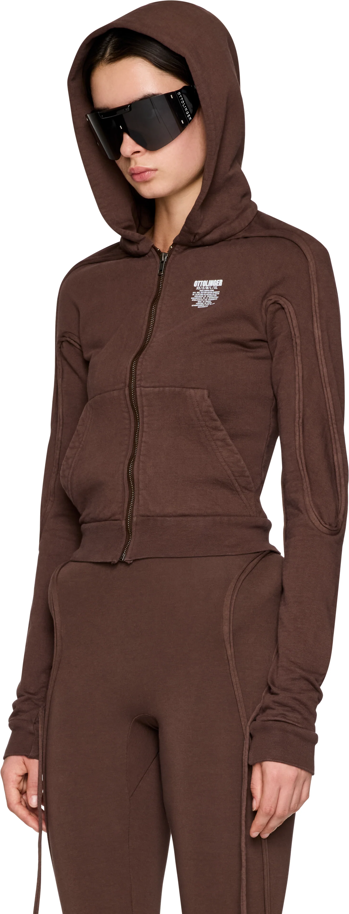 Ottolinger Fitted Zip Hoodie