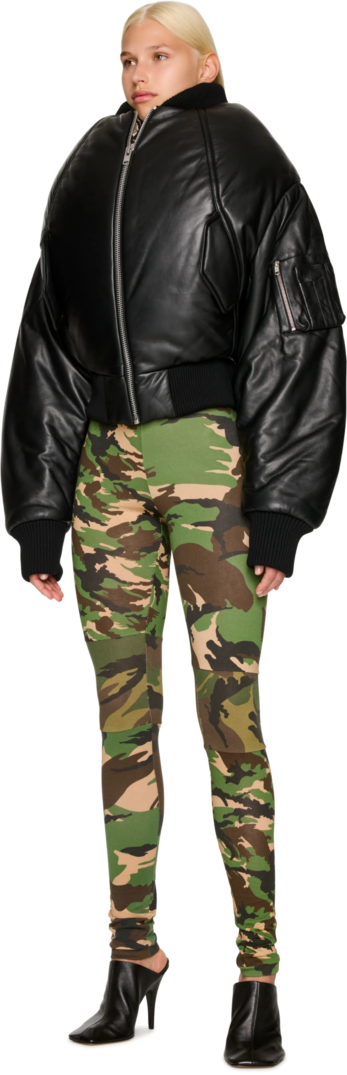 Duran Lantink Padded Jersey Leggings
