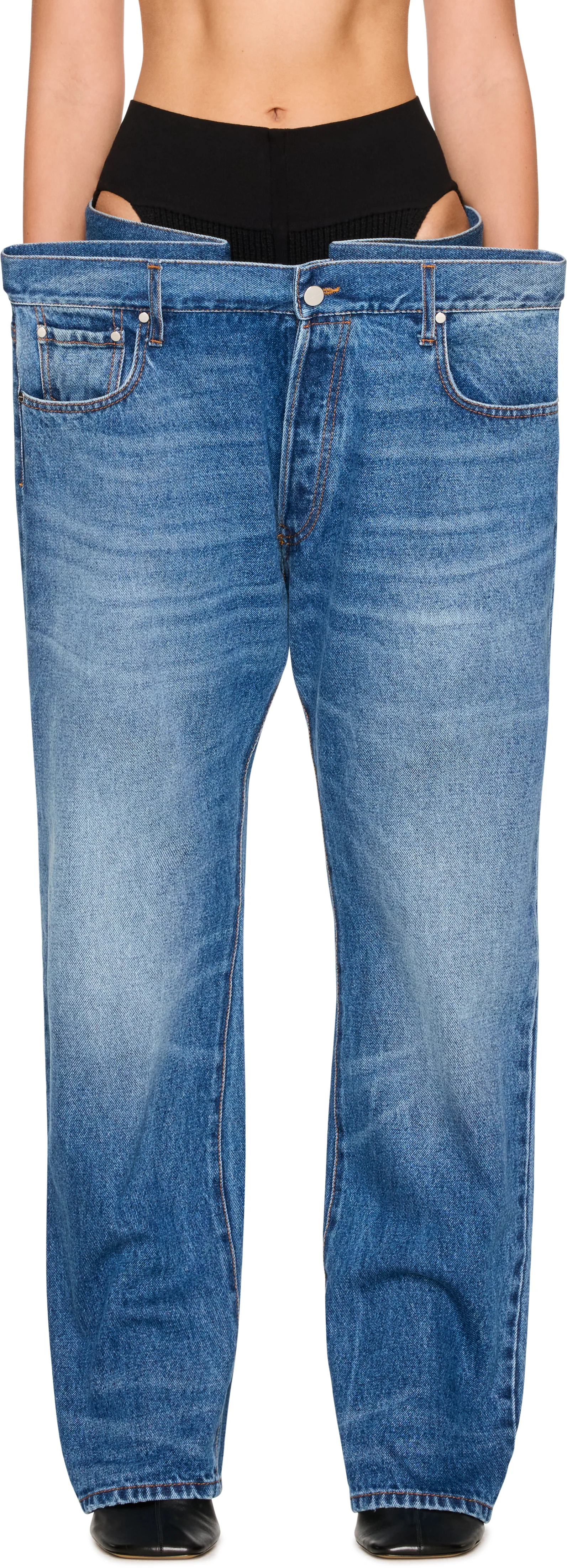 Duran Lantink Denim Apron Jeans