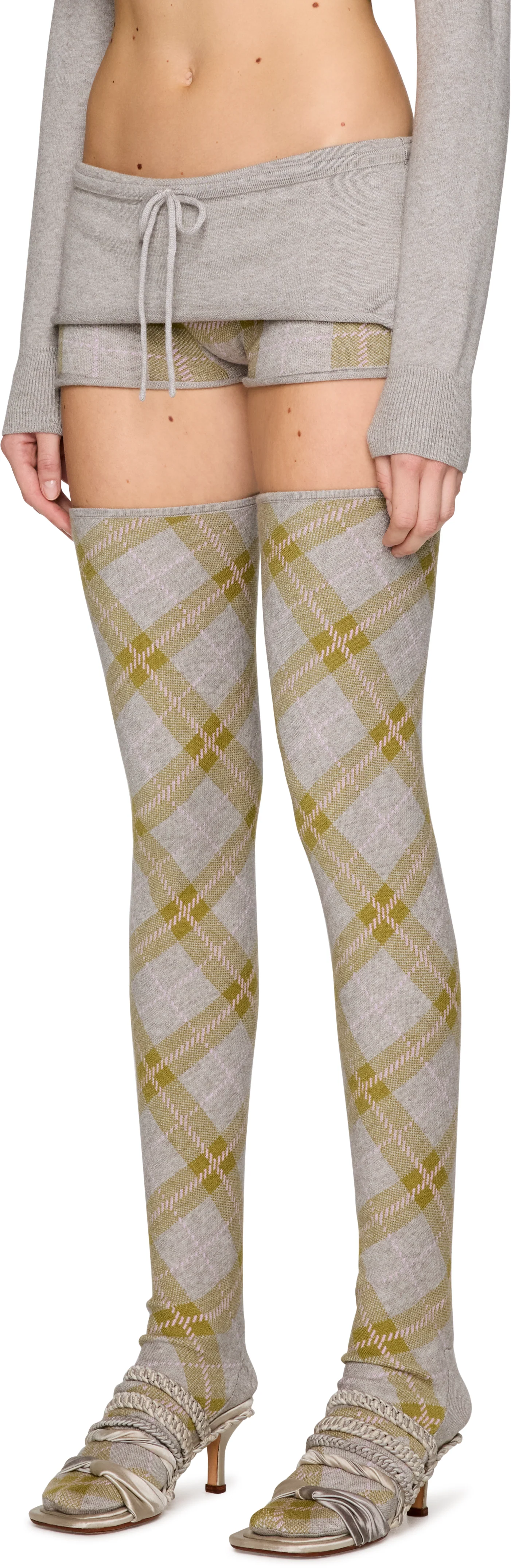 Isa Boulder Lattice Wrap Mini Skort
