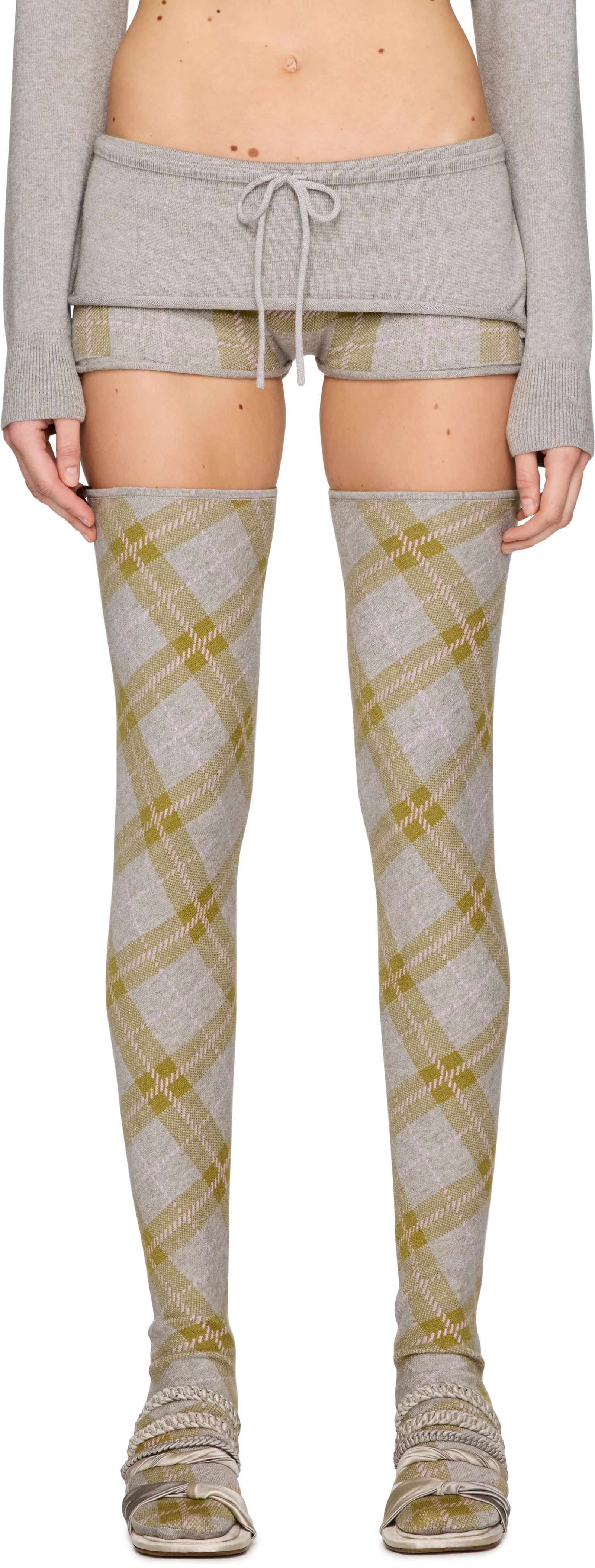 Isa Boulder Lattice Wrap Mini Skort