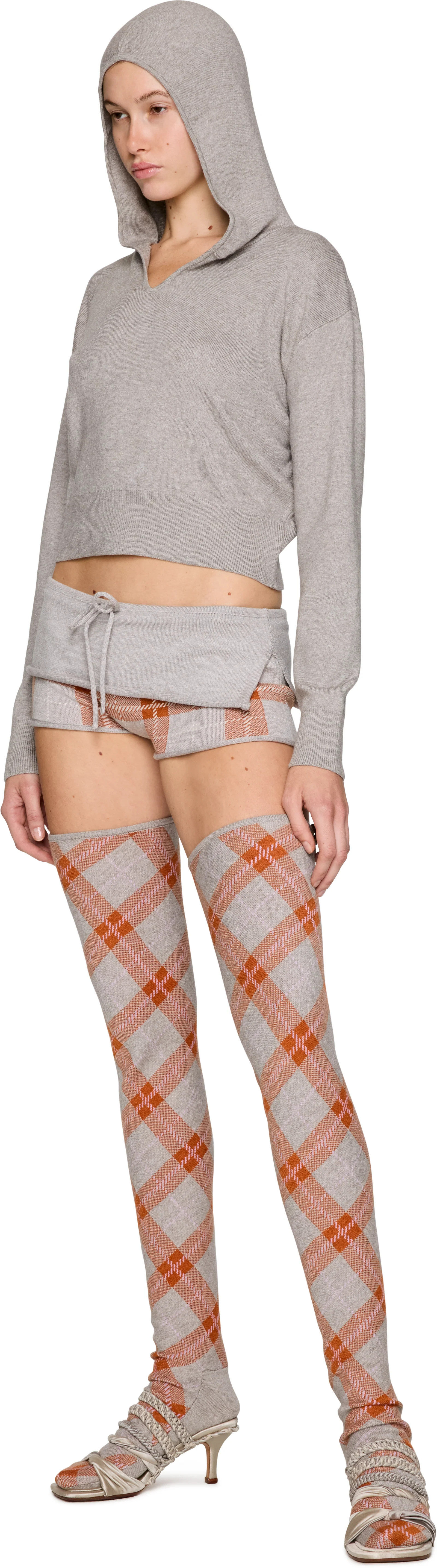 Isa Boulder Lattice Wrap Mini Skort