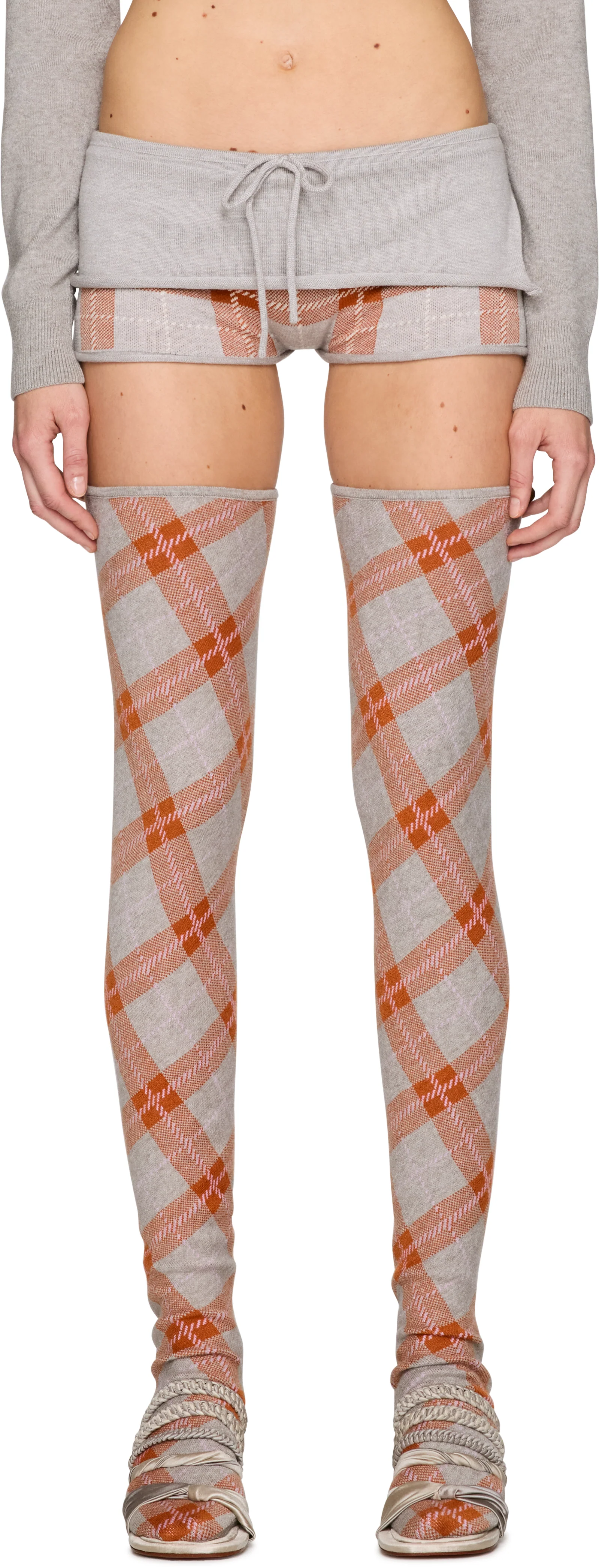 Isa Boulder Lattice Wrap Mini Skort