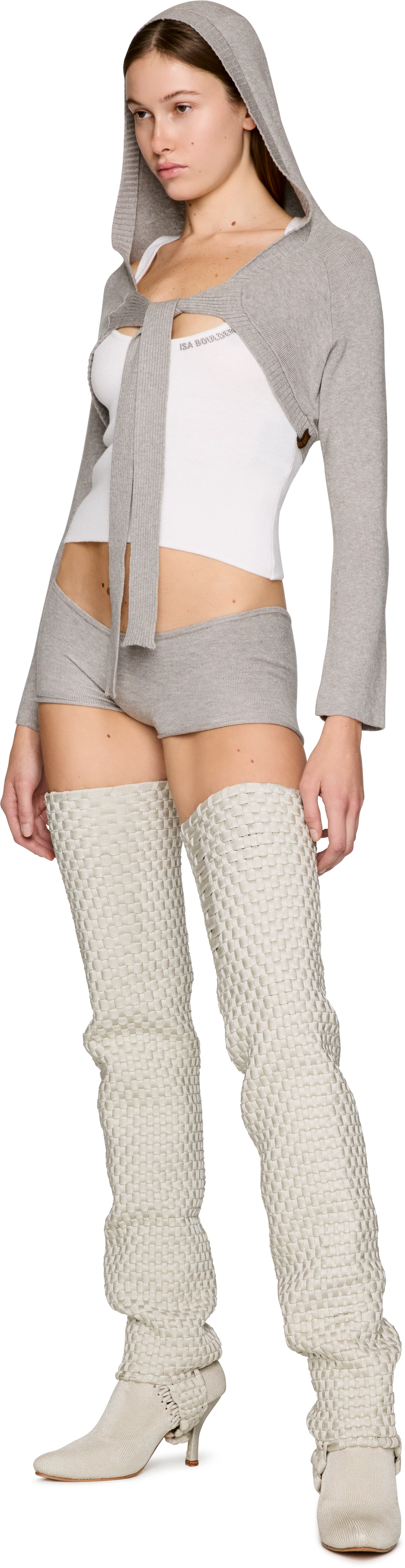Isa Boulder Tied Hoodie