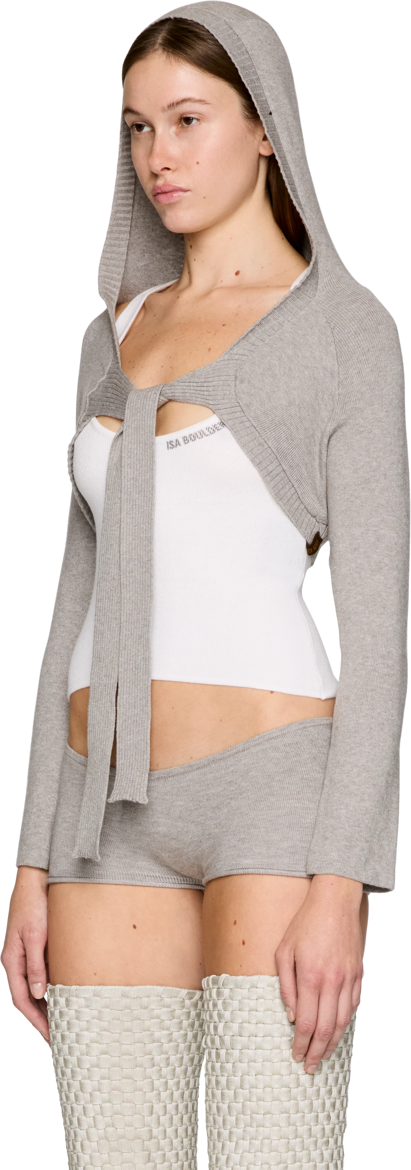 Isa Boulder Tied Hoodie