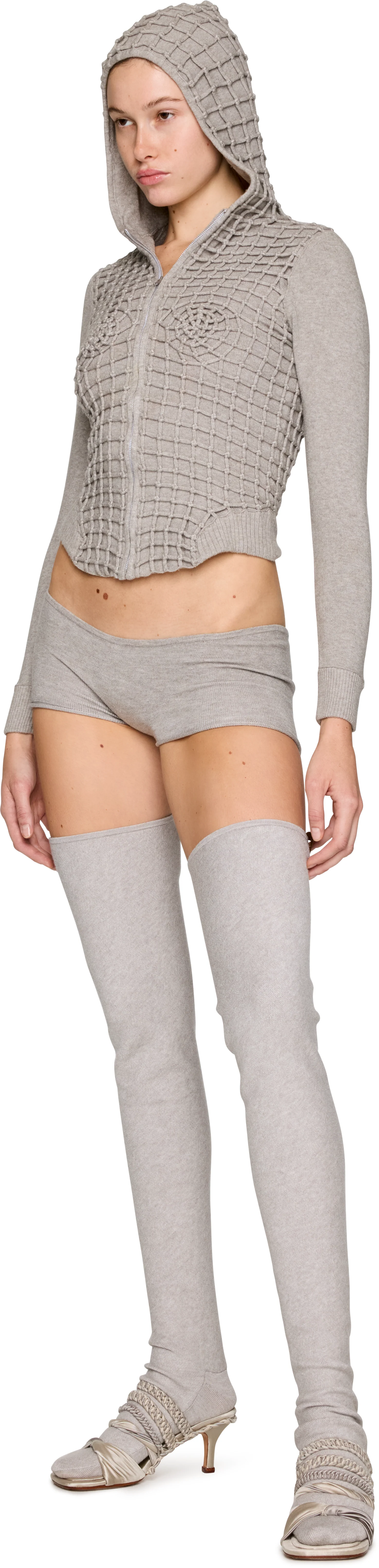 Isa Boulder Overlap Macramist Hoodie