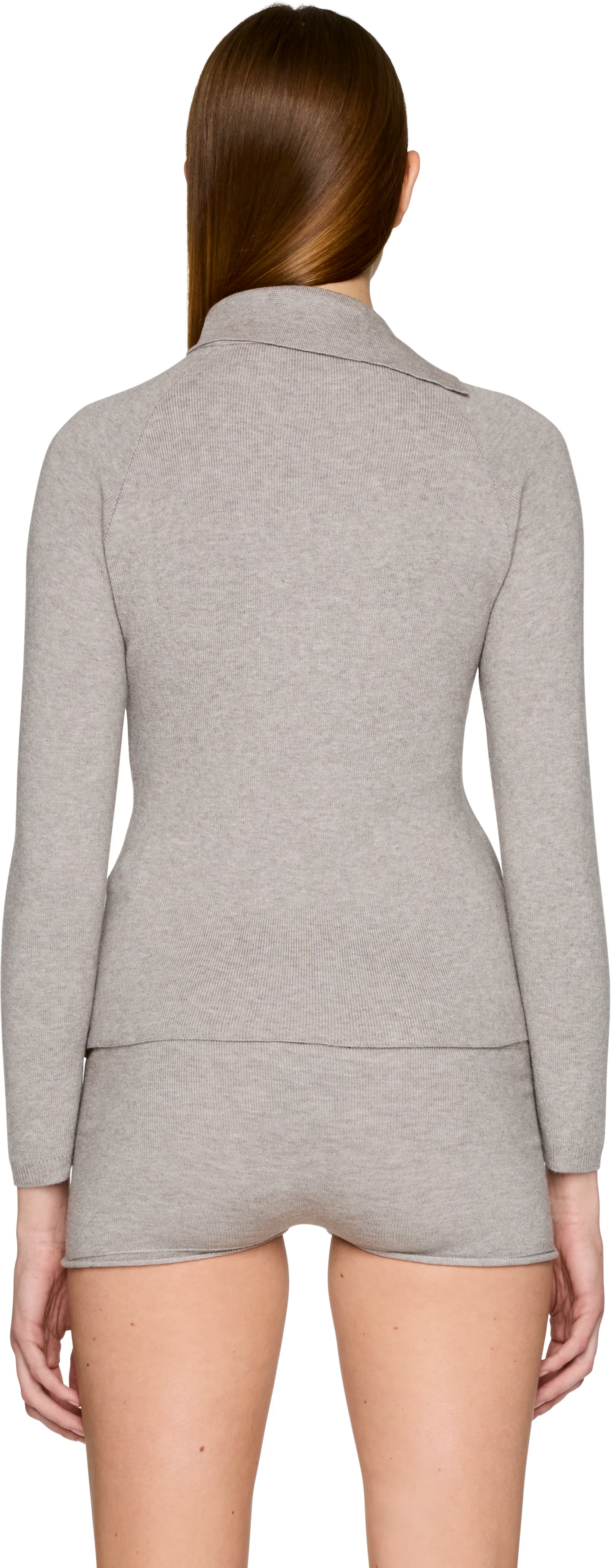 Isa Boulder Tartan Asymmetric Long Sleeve Top