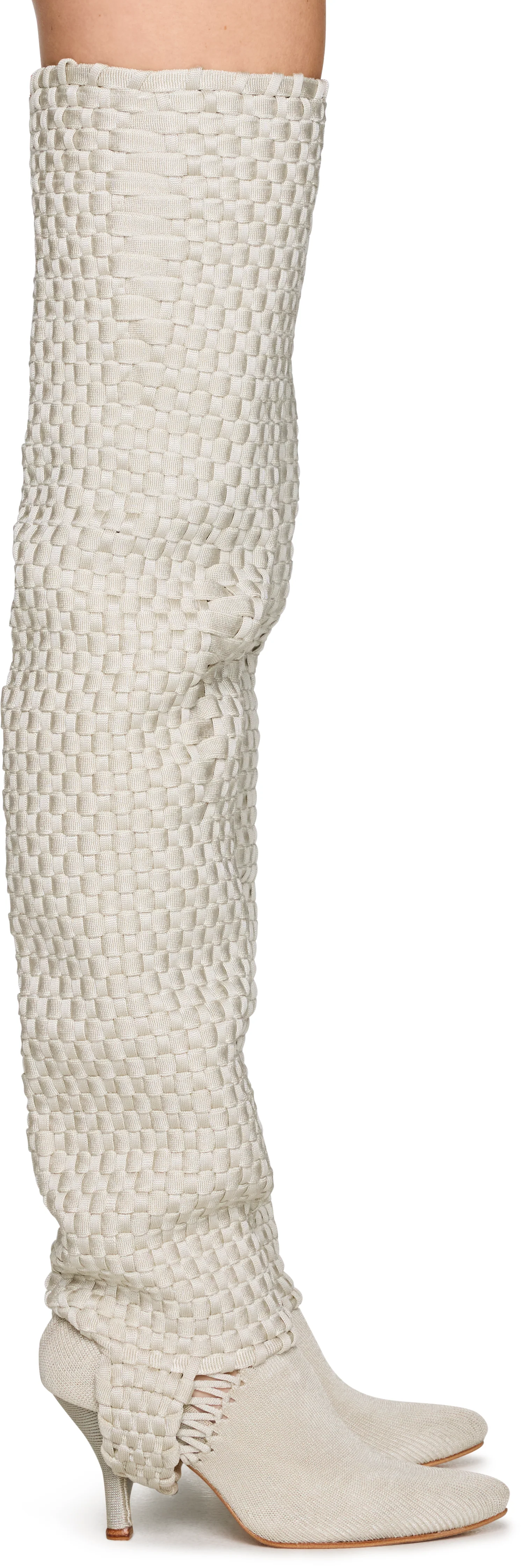 Isa Boulder Woven Knot Boot Leg Warmers