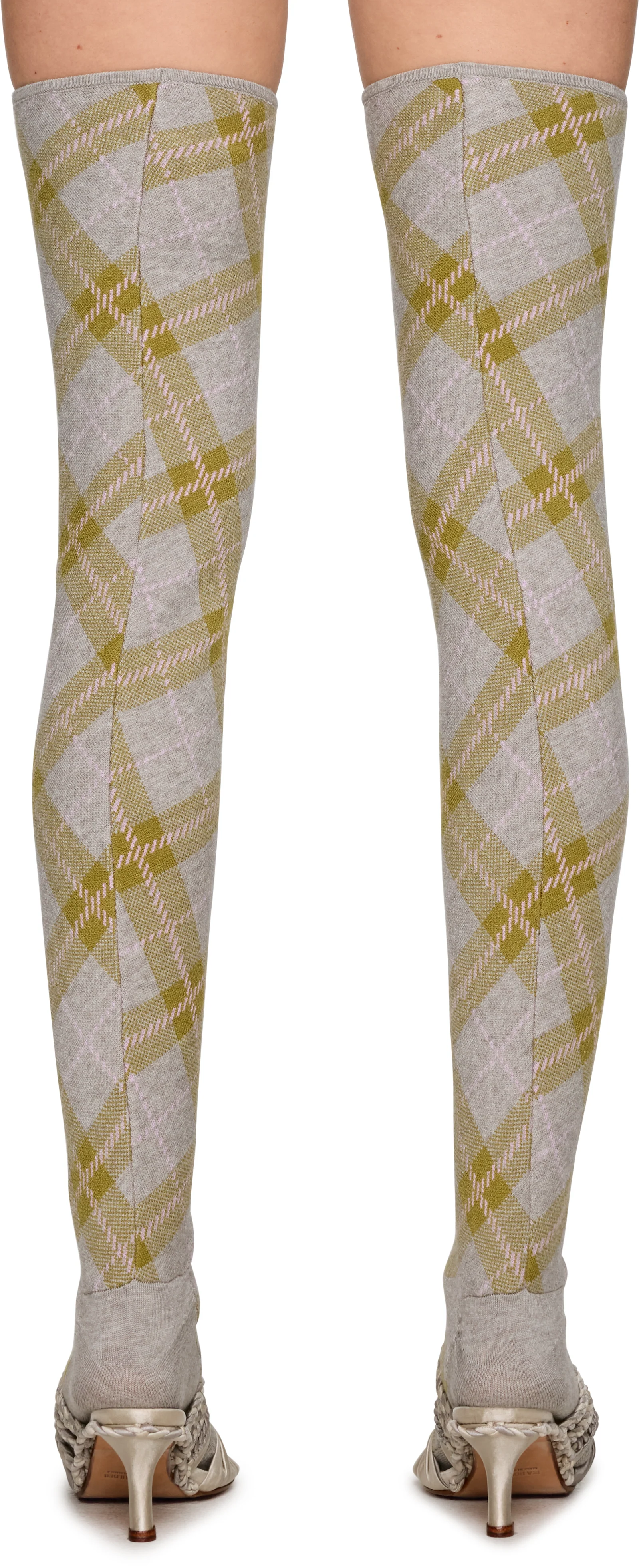 Isa Boulder Tartan High Socks