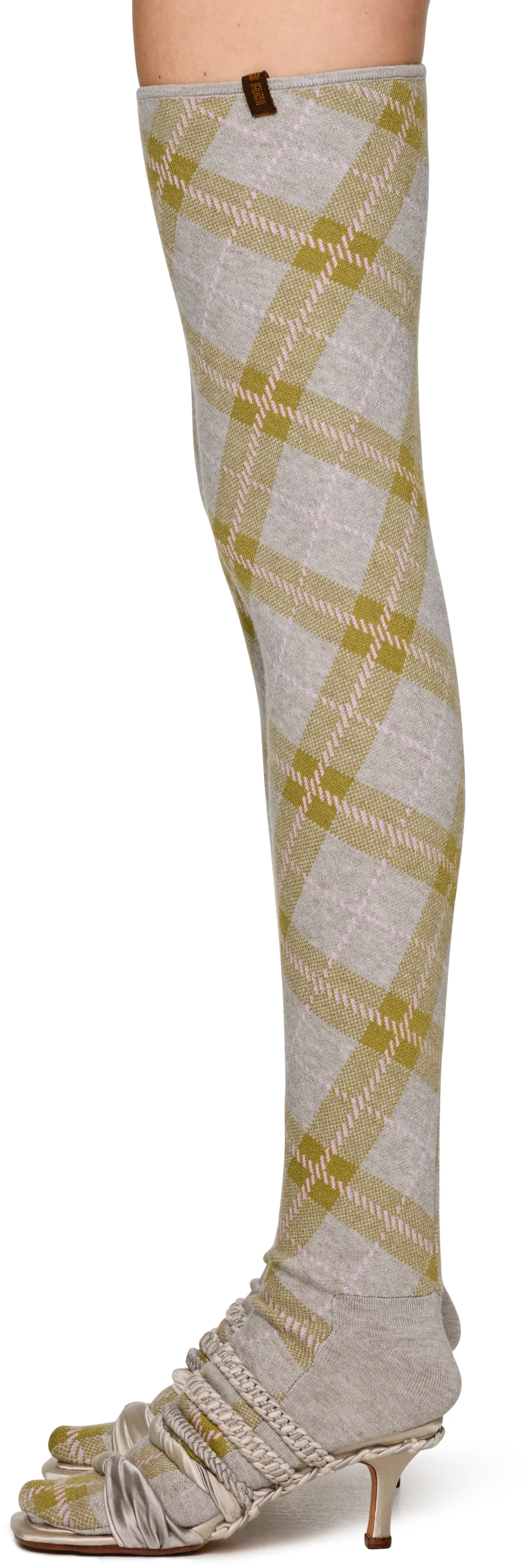 Isa Boulder Tartan High Socks