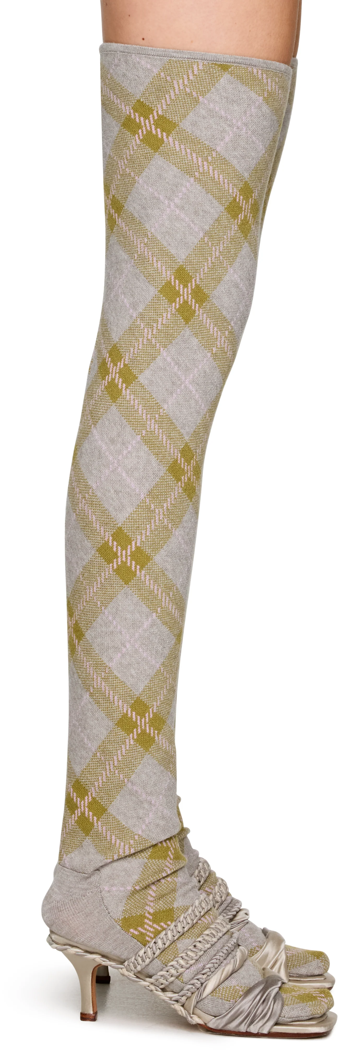 Isa Boulder Tartan High Socks