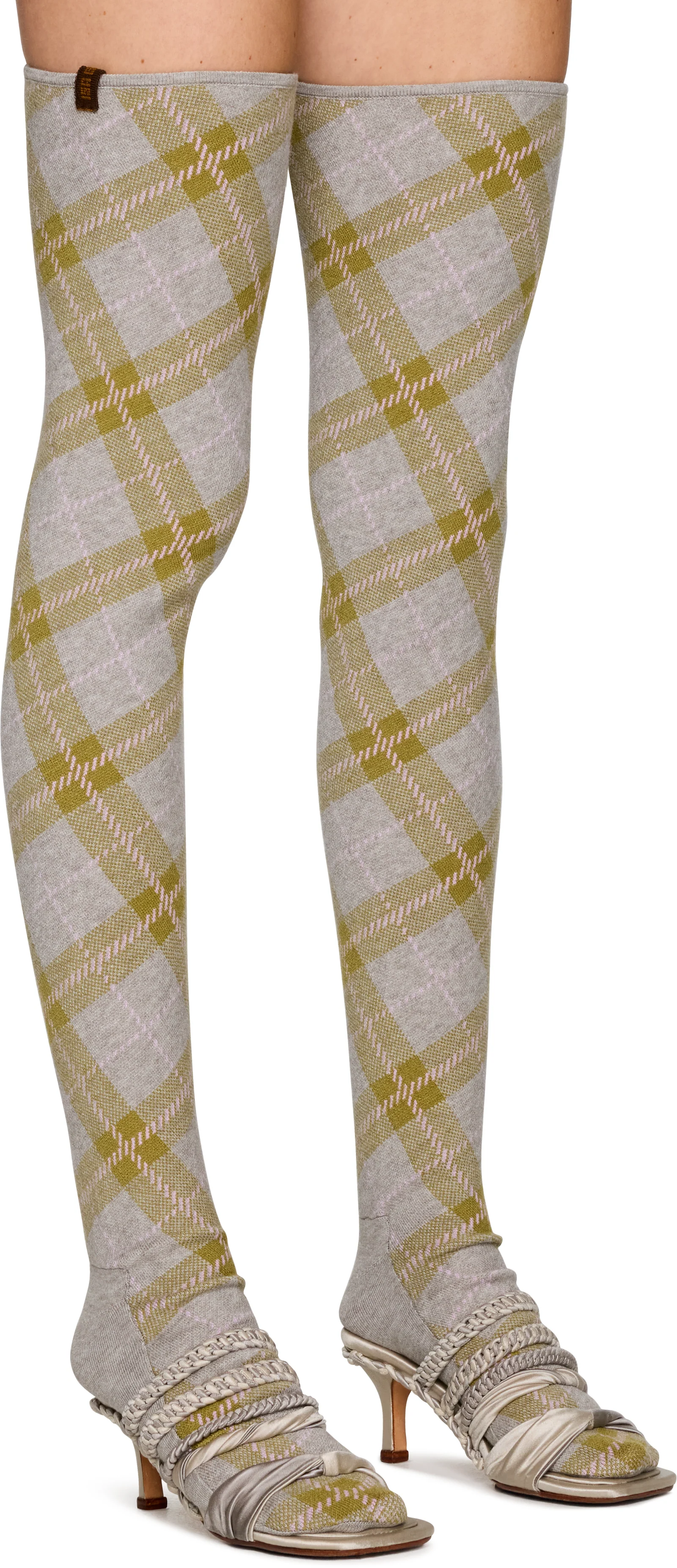 Isa Boulder Tartan High Socks