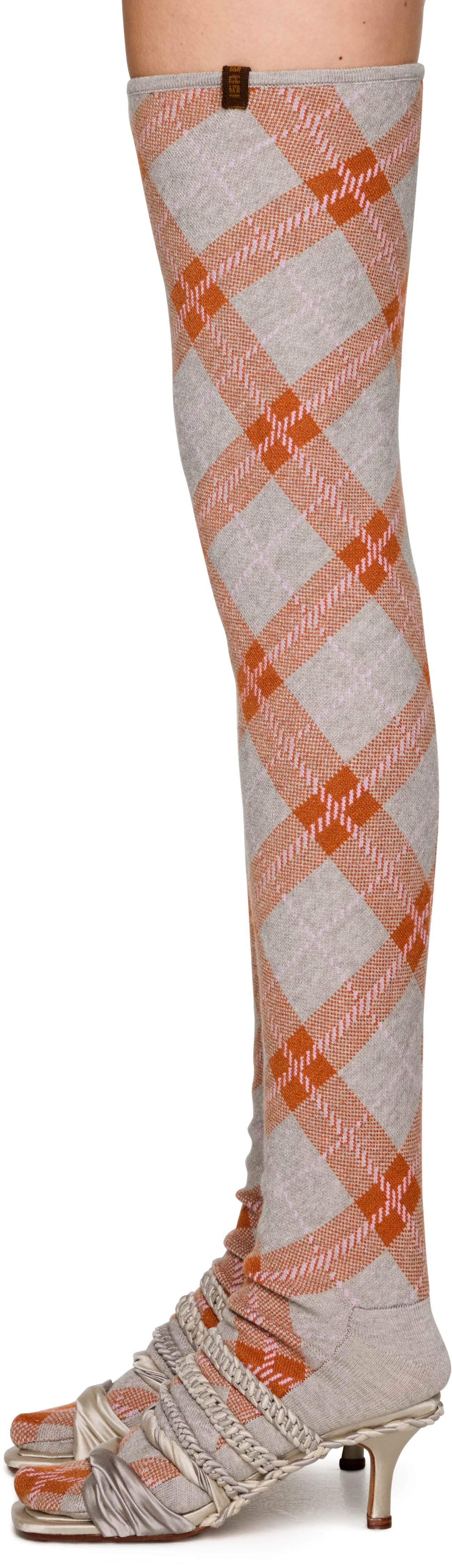 Isa Boulder Tartan High Socks