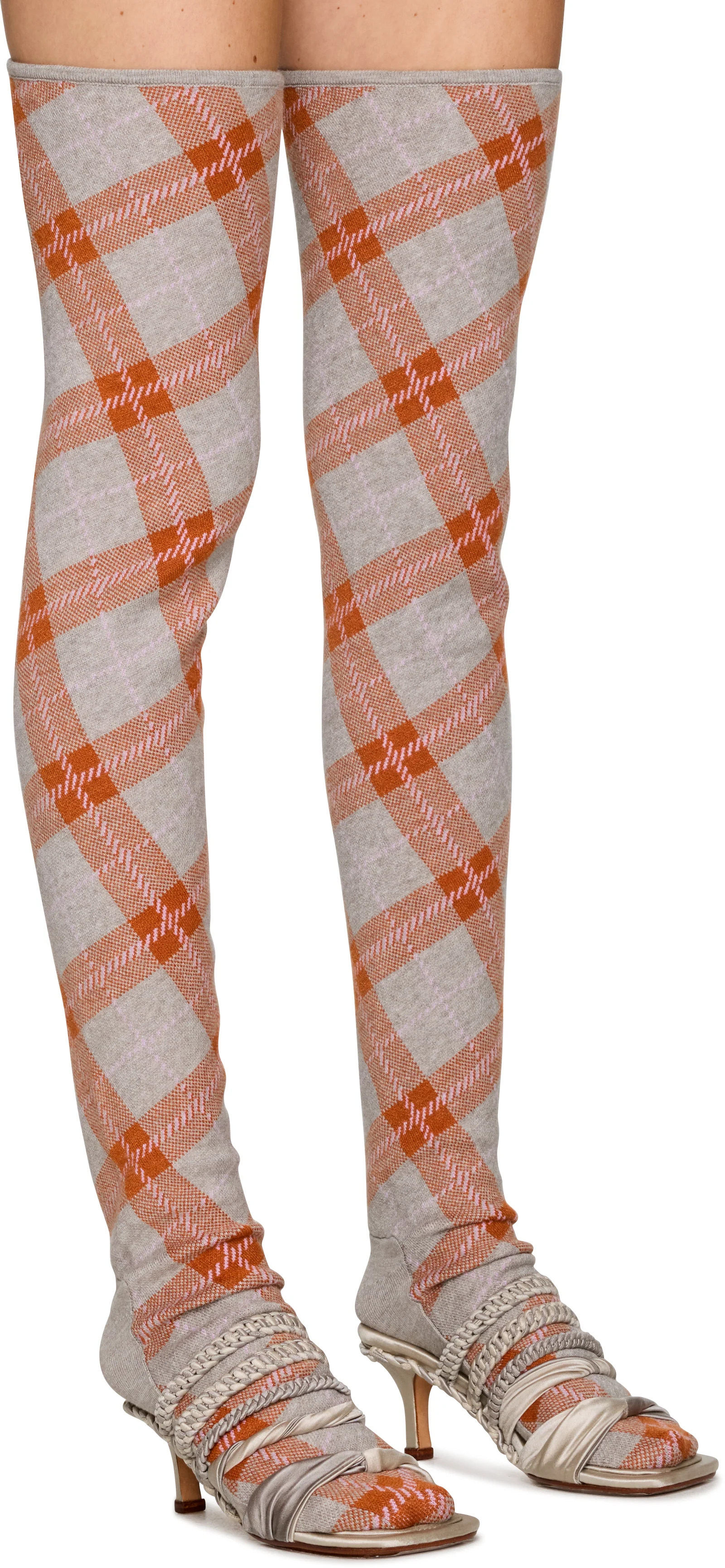 Isa Boulder Tartan High Socks