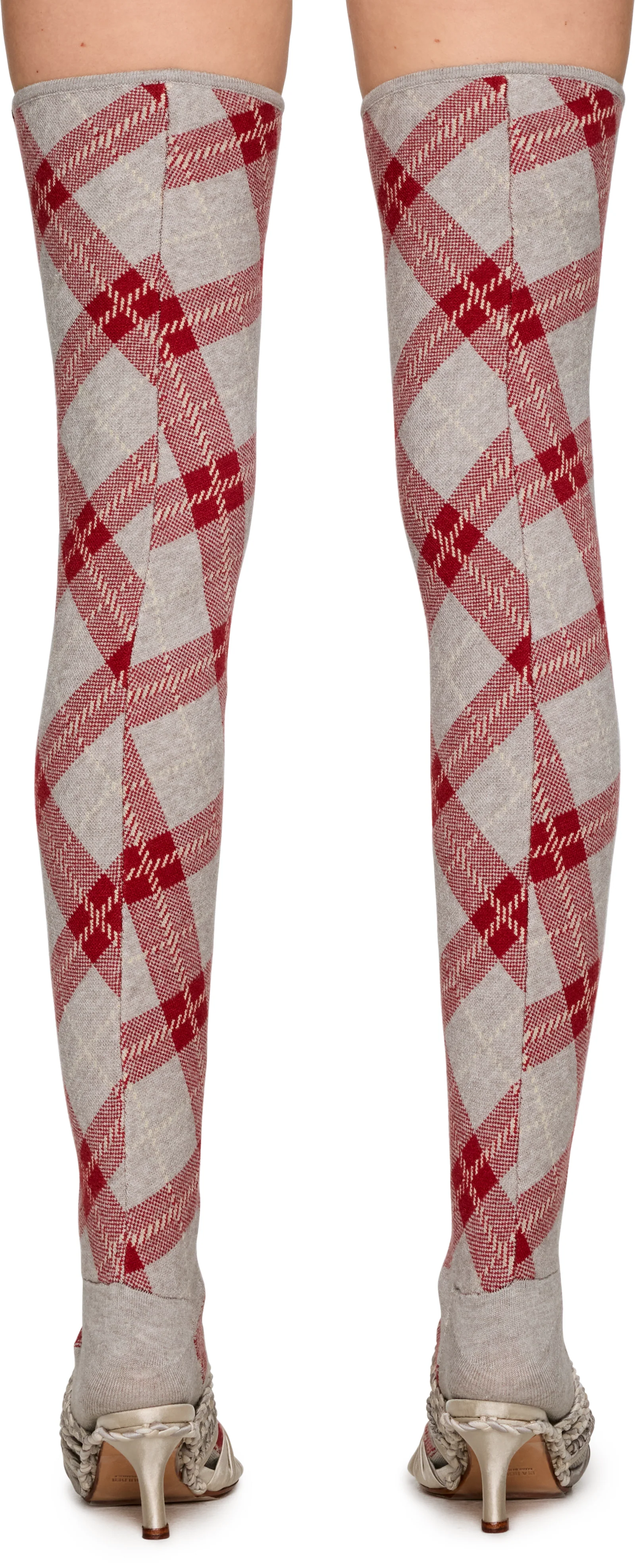 Isa Boulder Tartan High Socks