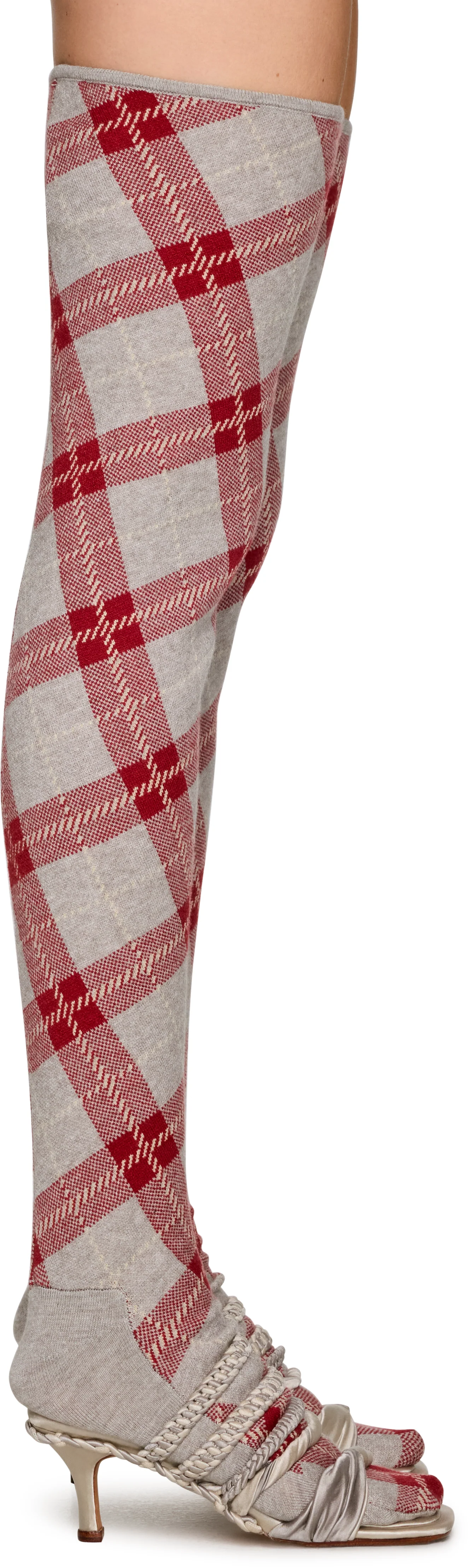 Isa Boulder Tartan High Socks