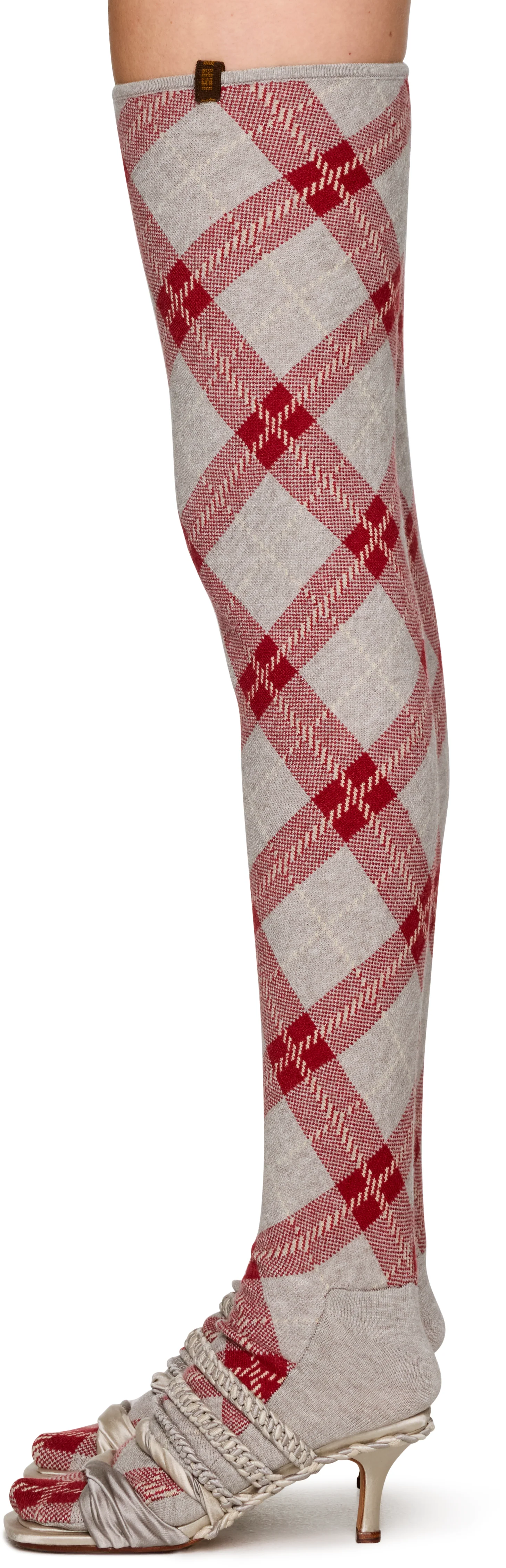 Isa Boulder Tartan High Socks