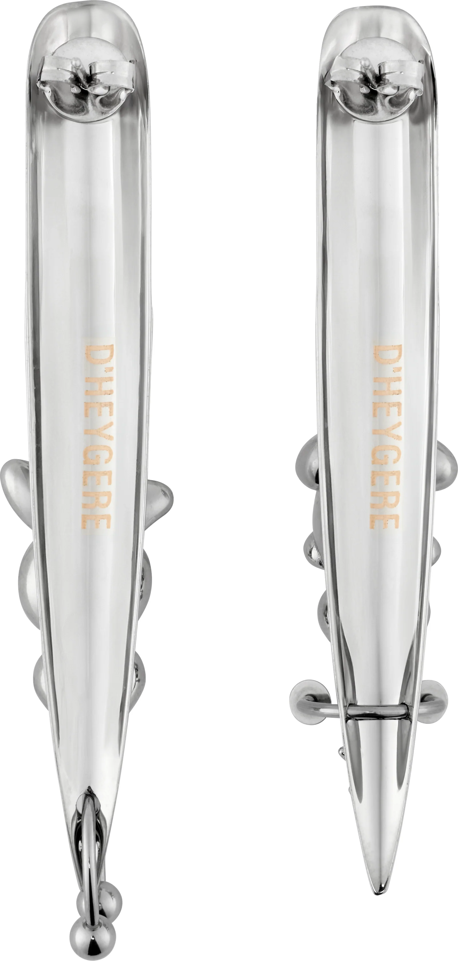 D'heygere Stiletto Nail Earrings