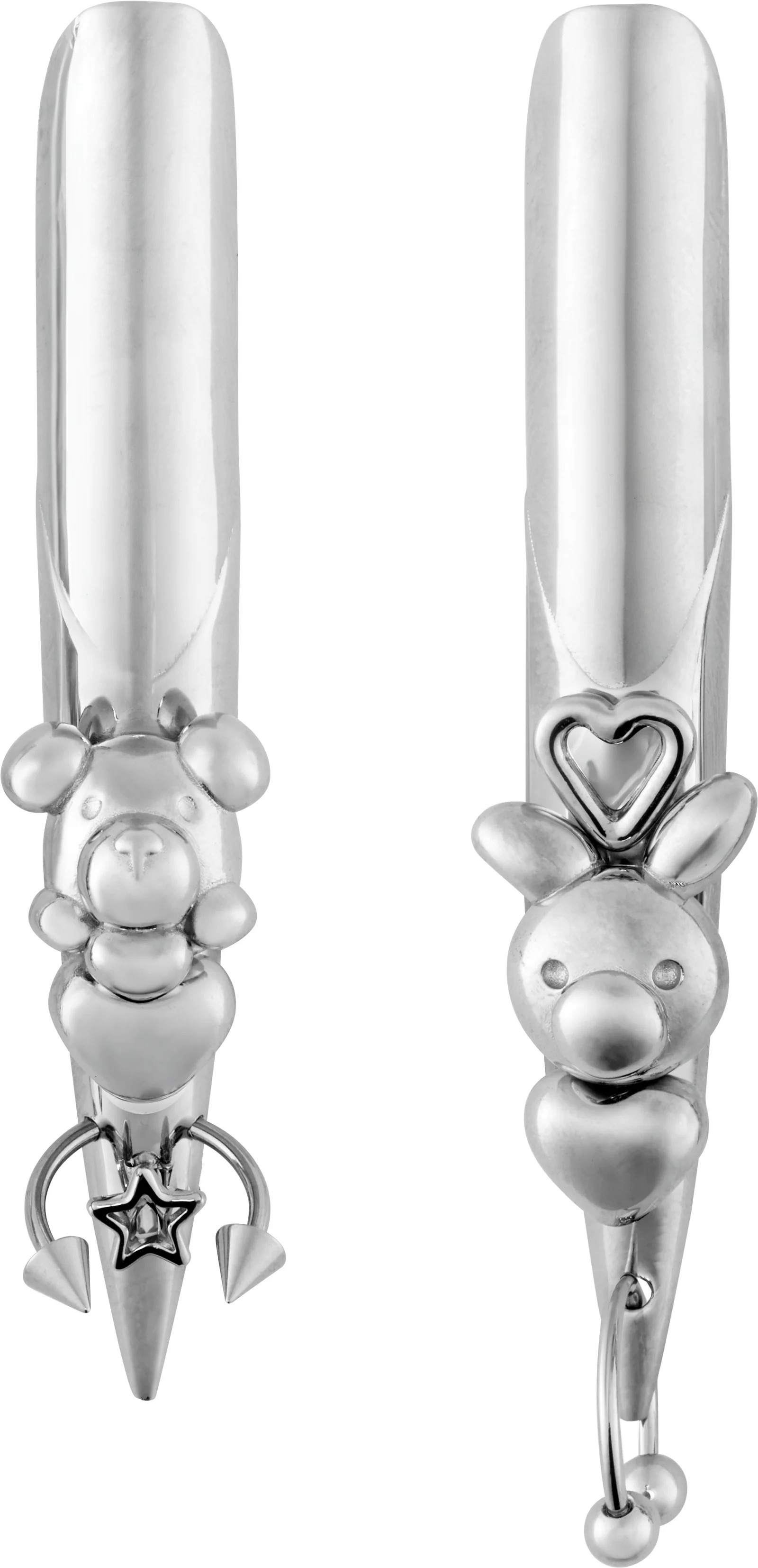D'heygere Stiletto Nail Earrings