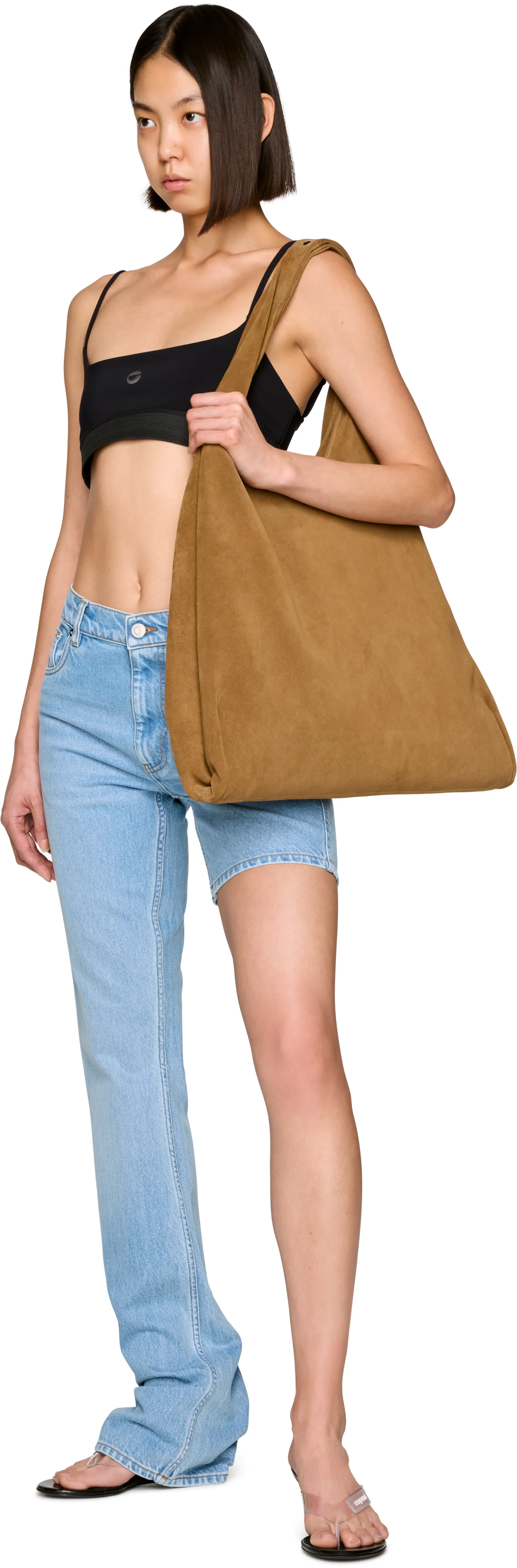 Coperni One-Leg Boyfriend Denim Jeans