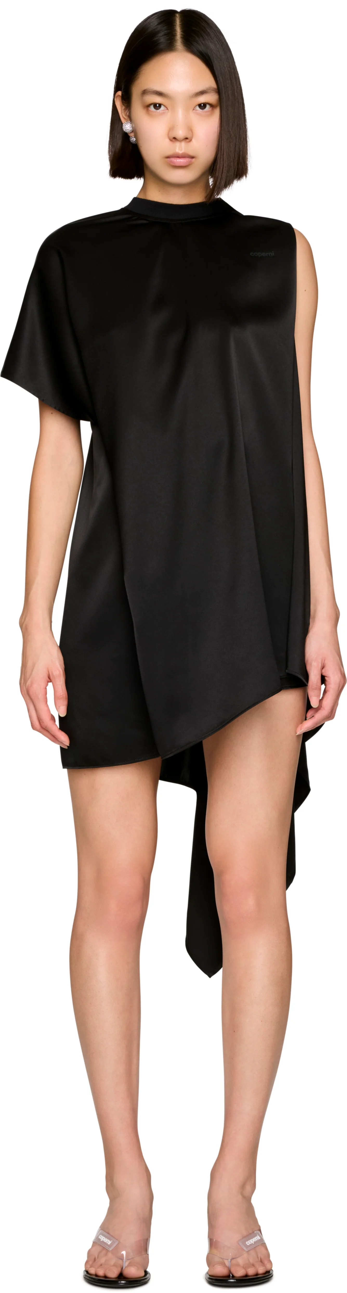 Coperni Zero Waste Draped Mini Dress