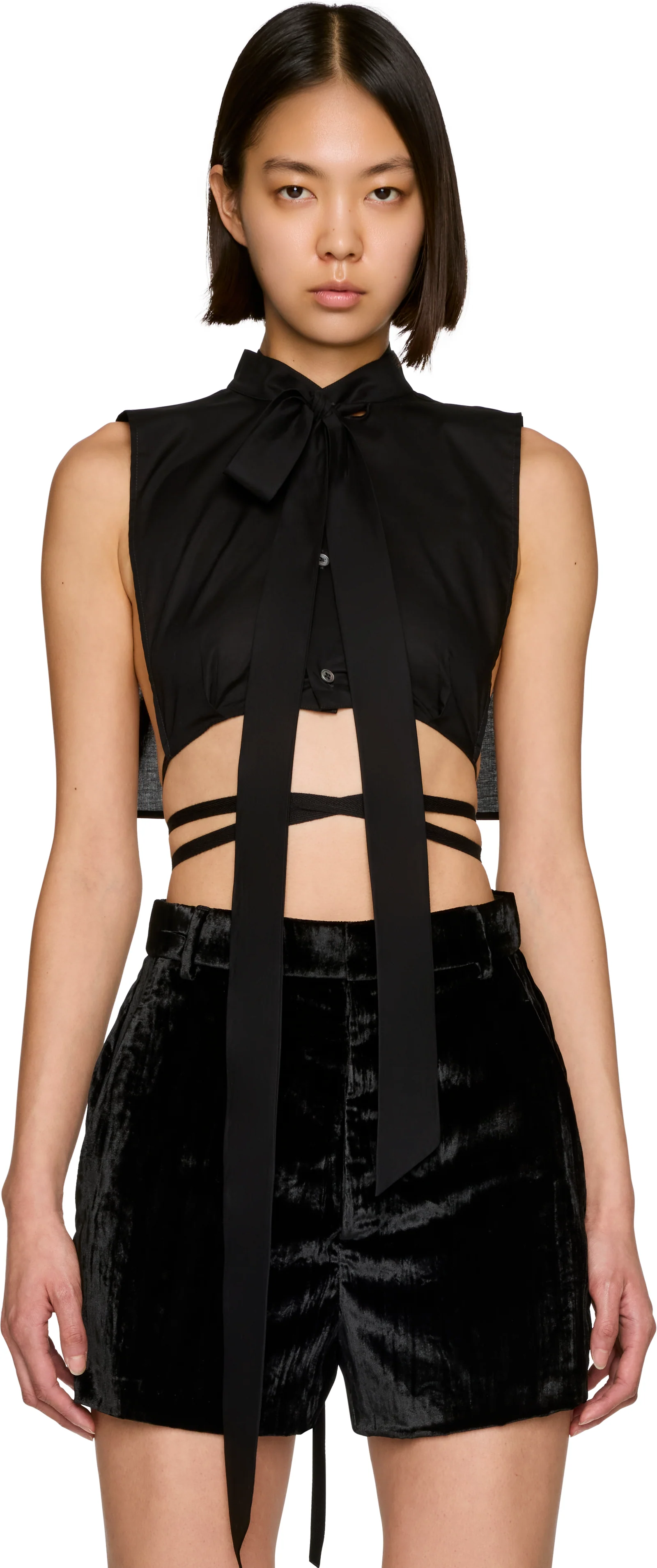 Ann Demeulemeester Cyra Plastron Top
