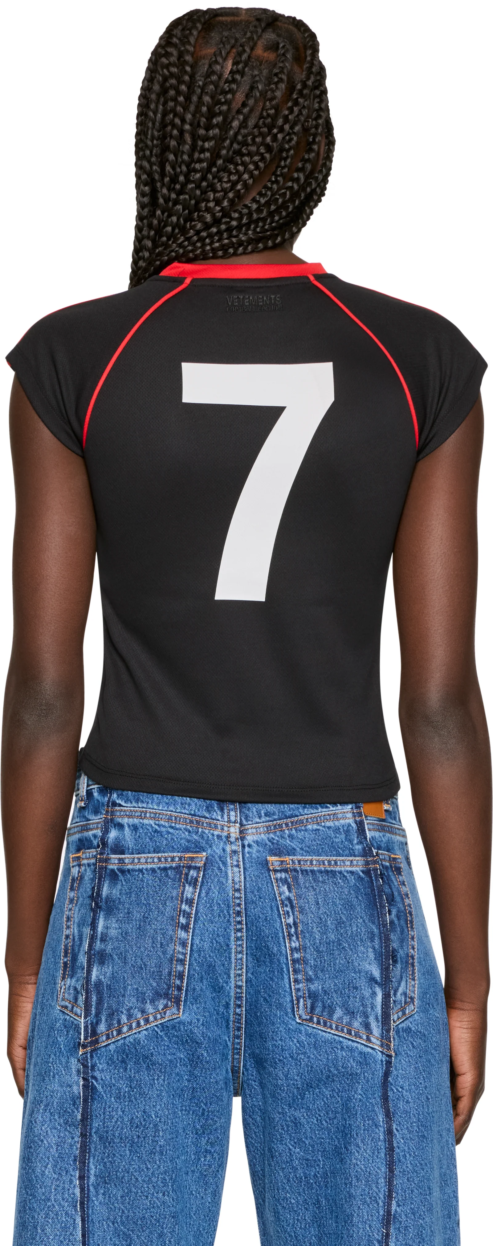 VETEMENTS Alphabet Football Jersey T-Shirt