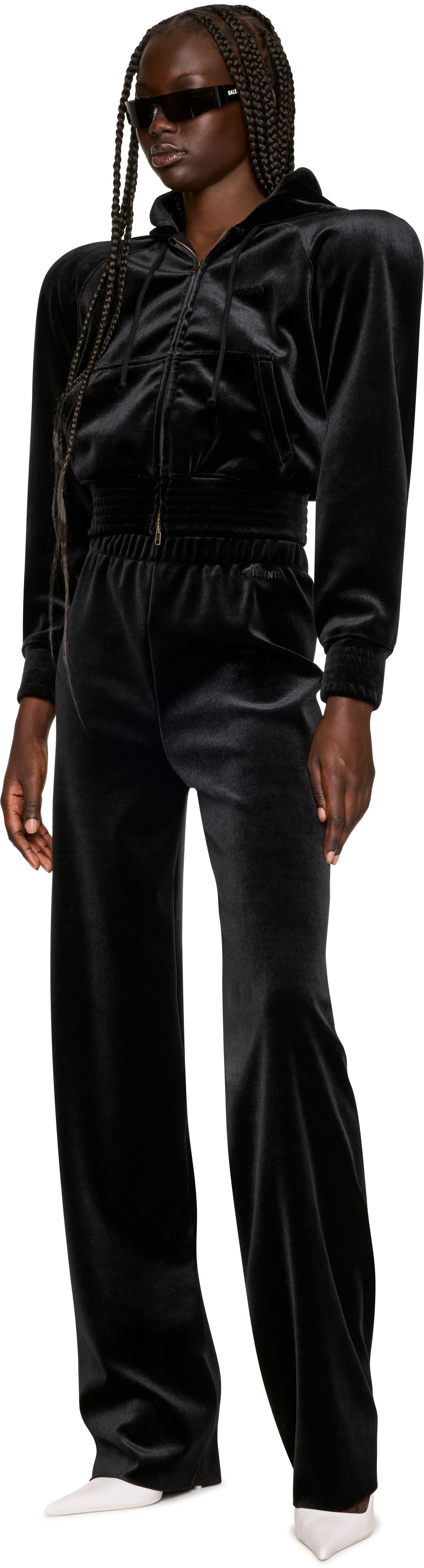 VETEMENTS Velvet Fitted Lounge Pants