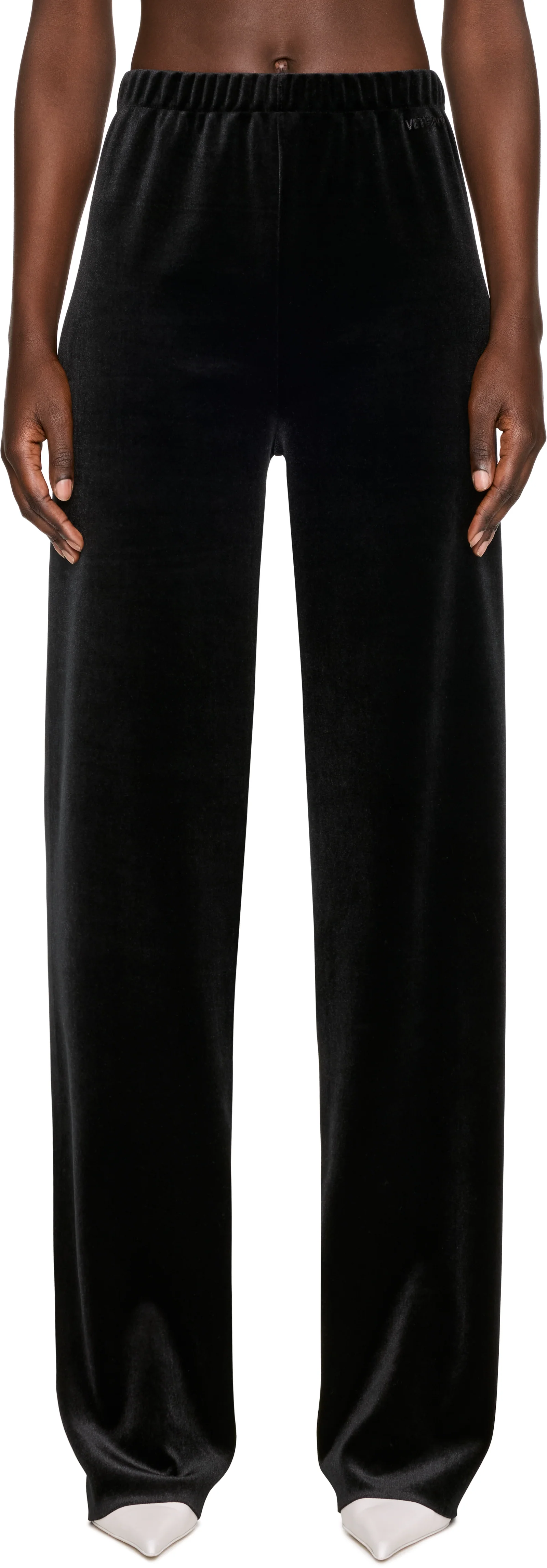 VETEMENTS Velvet Fitted Lounge Pants
