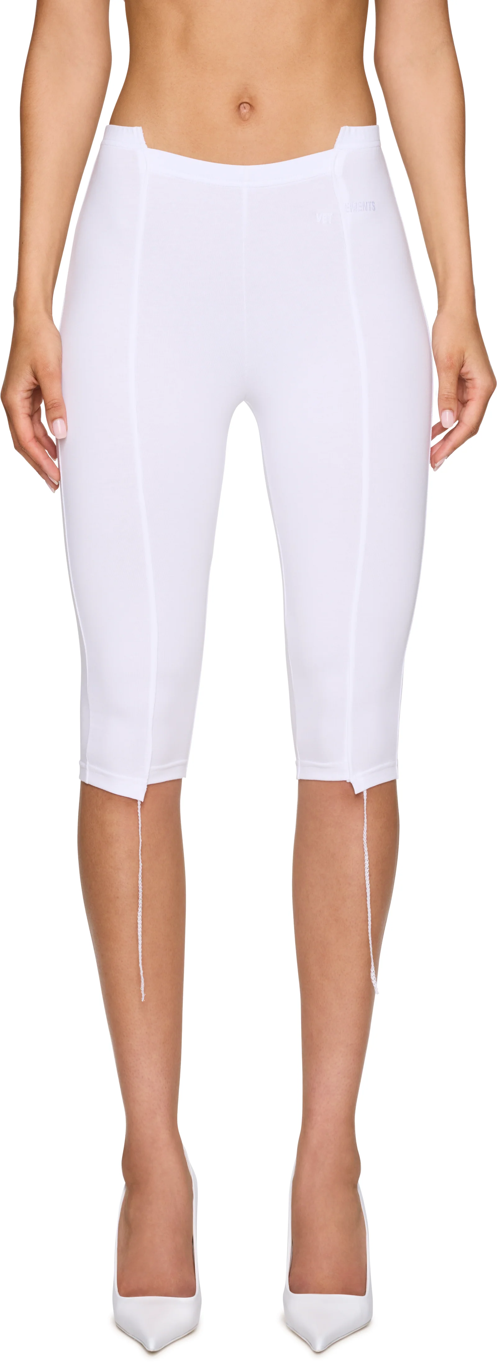 VETEMENTS Cut-Up Capri Leggings