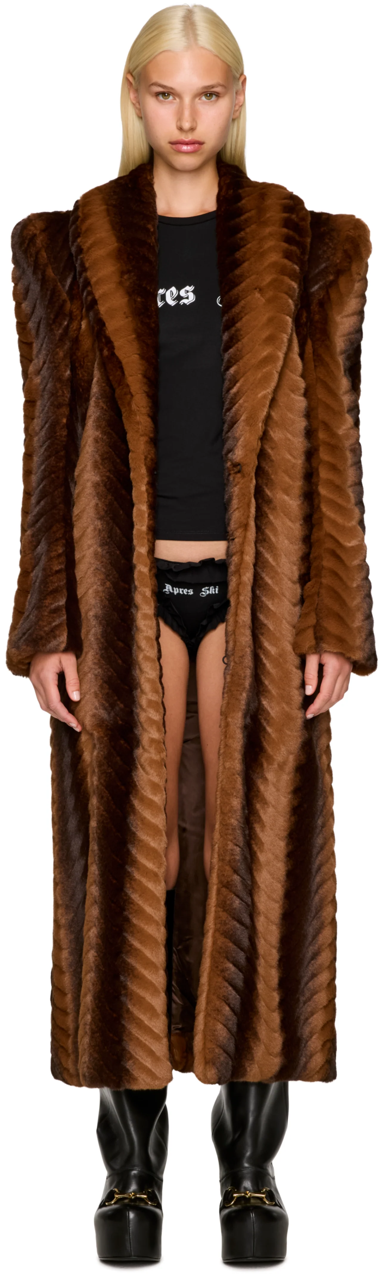 Laura Andraschko St. Moritz Faux-Fur Coat