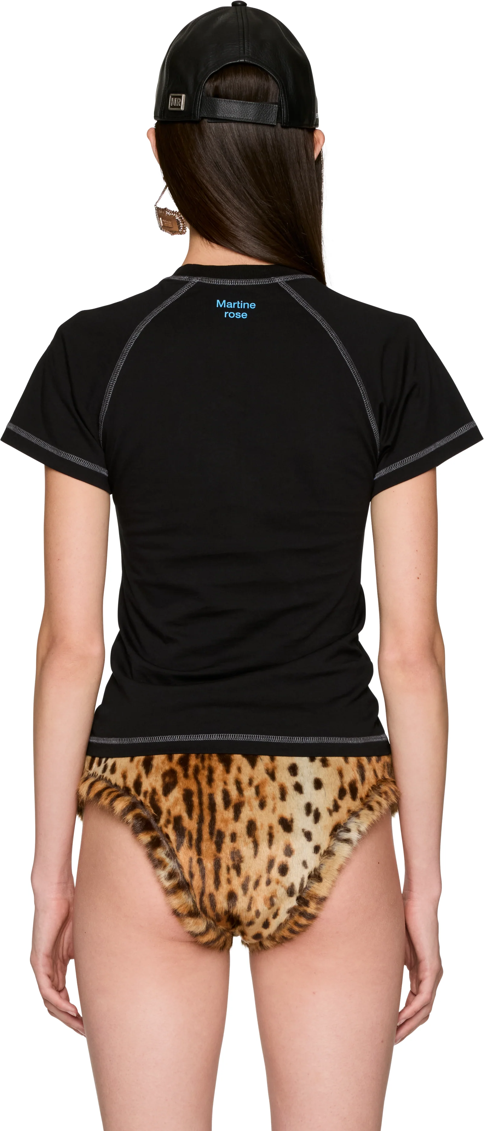 Martine Rose Raglan Shrunken T-Shirt