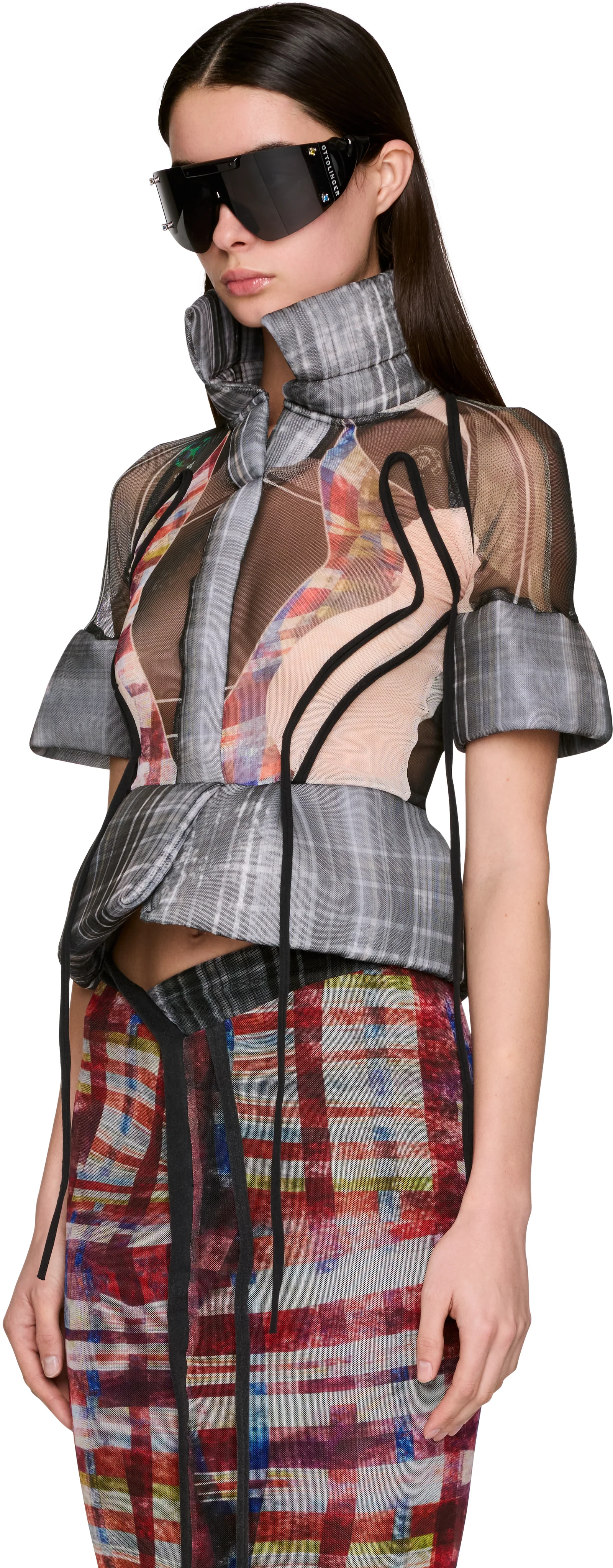 Ottolinger Mesh Padded Blouse