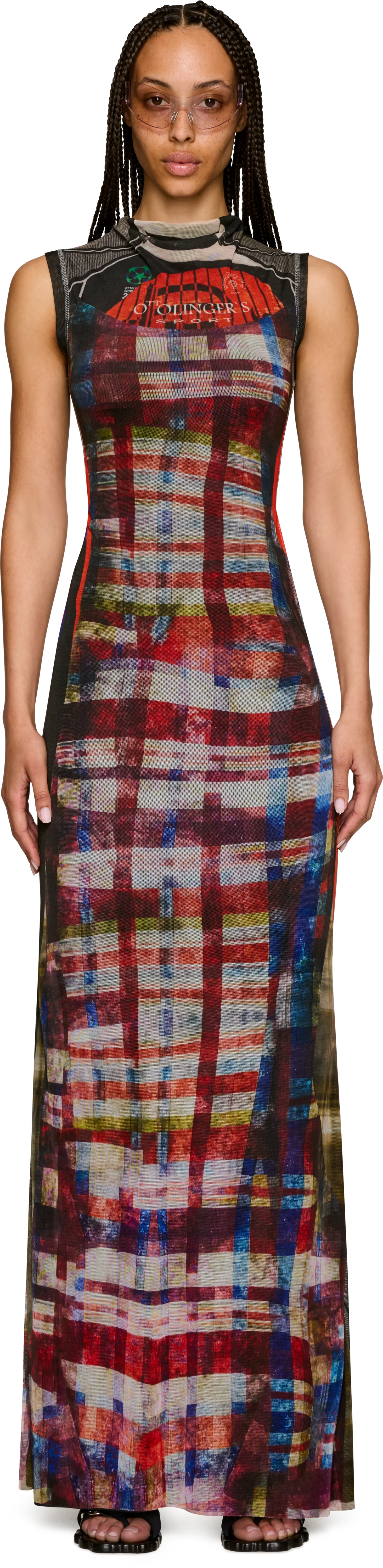 Ottolinger Mesh Maxi Dress