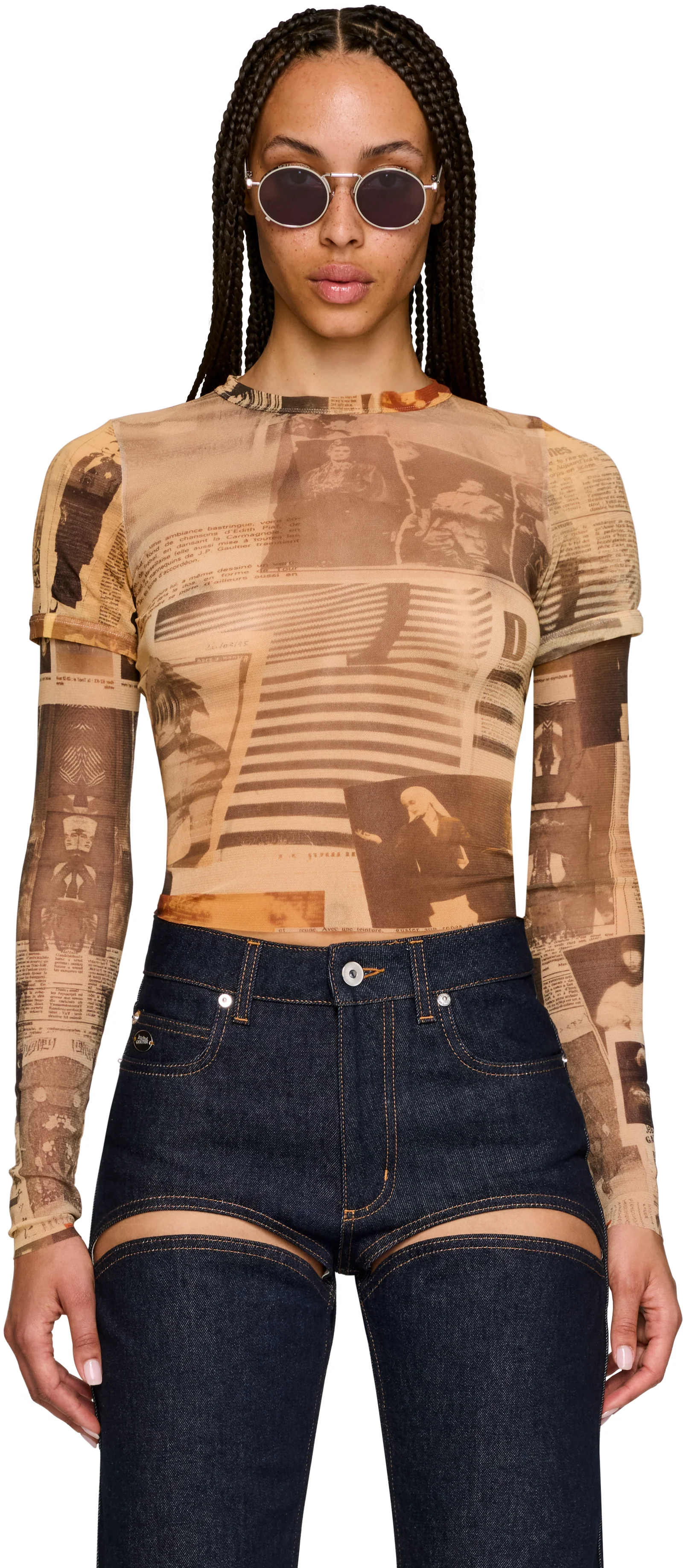 Jean Paul Gaultier 'The Journal' Double Baby T-Shirt