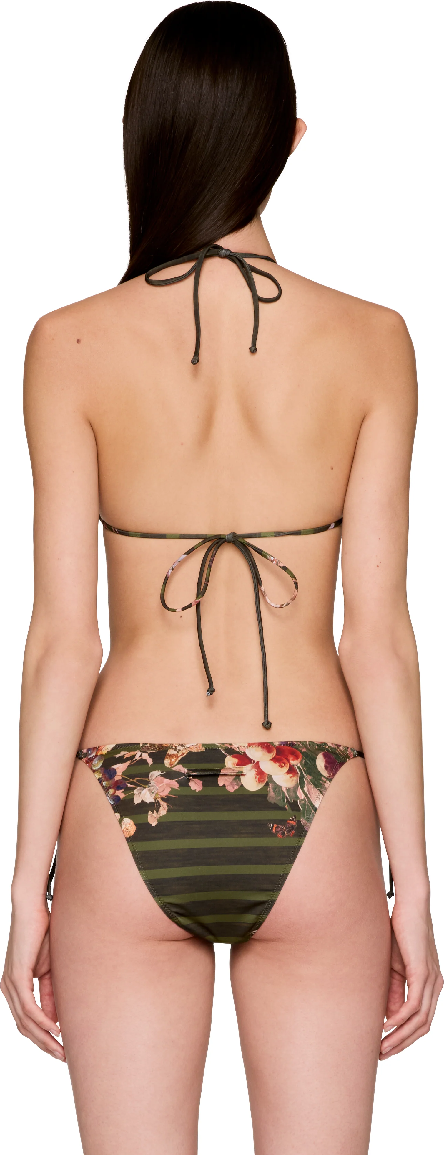 Jean Paul Gaultier Marinière Grape Bikini Set